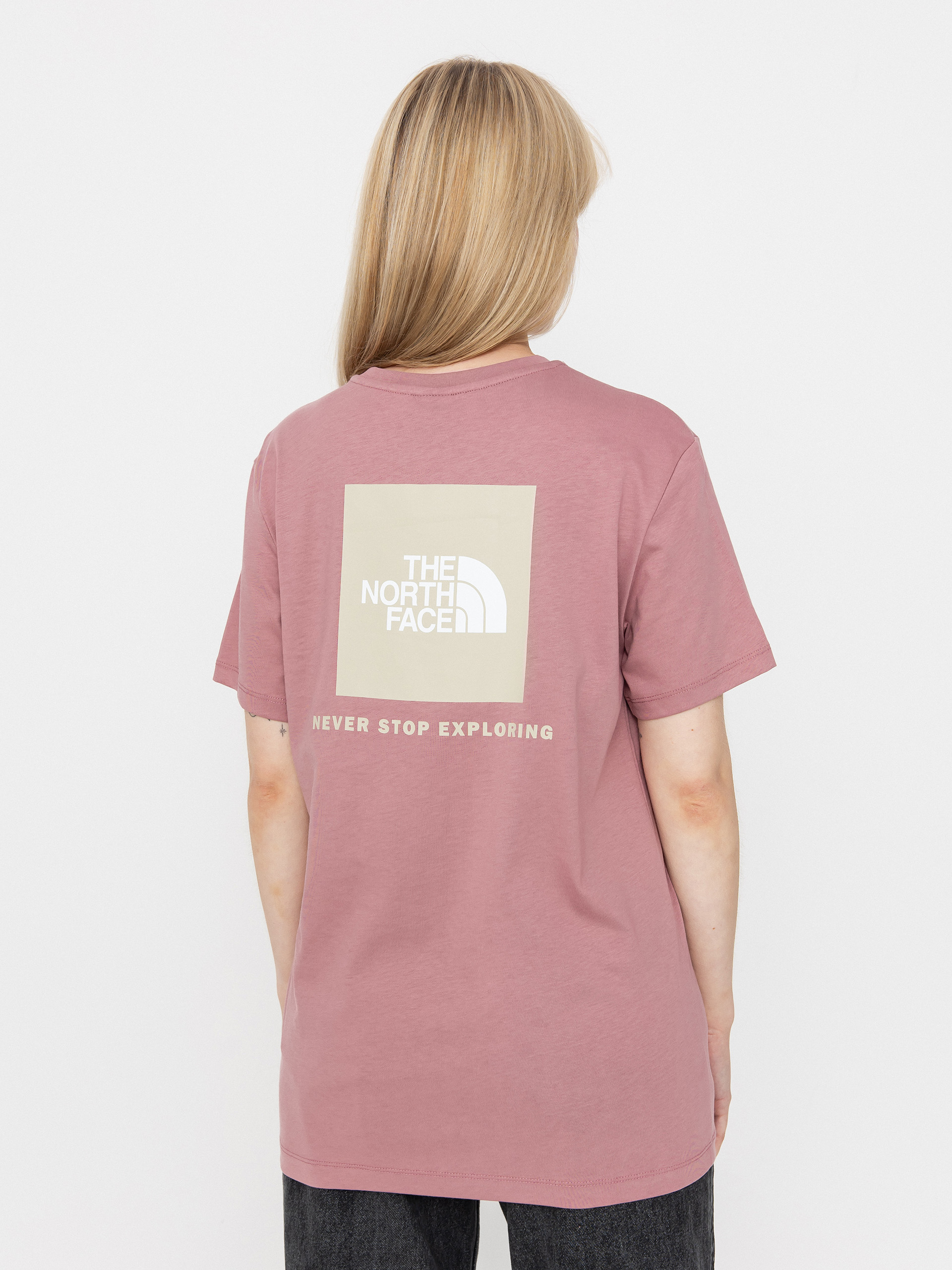 T-shirt The North Face Box Nse Relaxed Wmn (nostalgia rose/gravel)