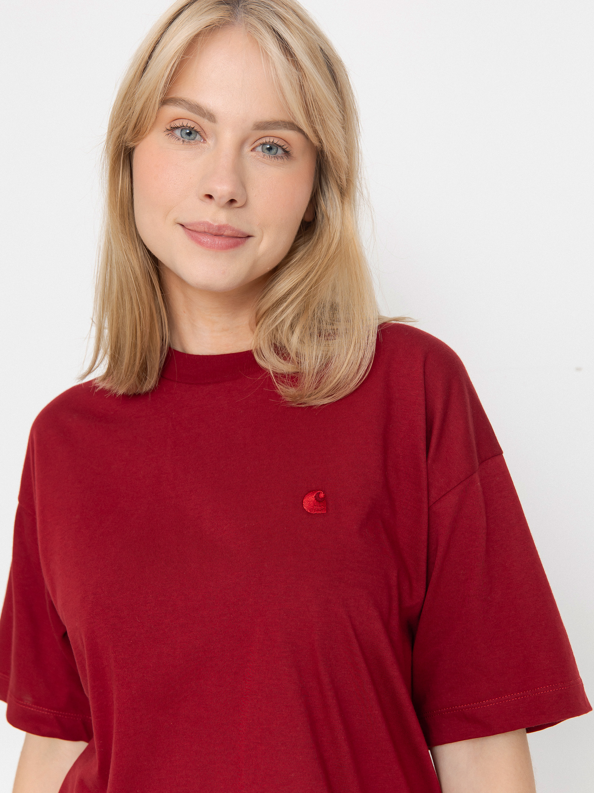 T-shirt Carhartt WIP Chester Wmn (scarlet)