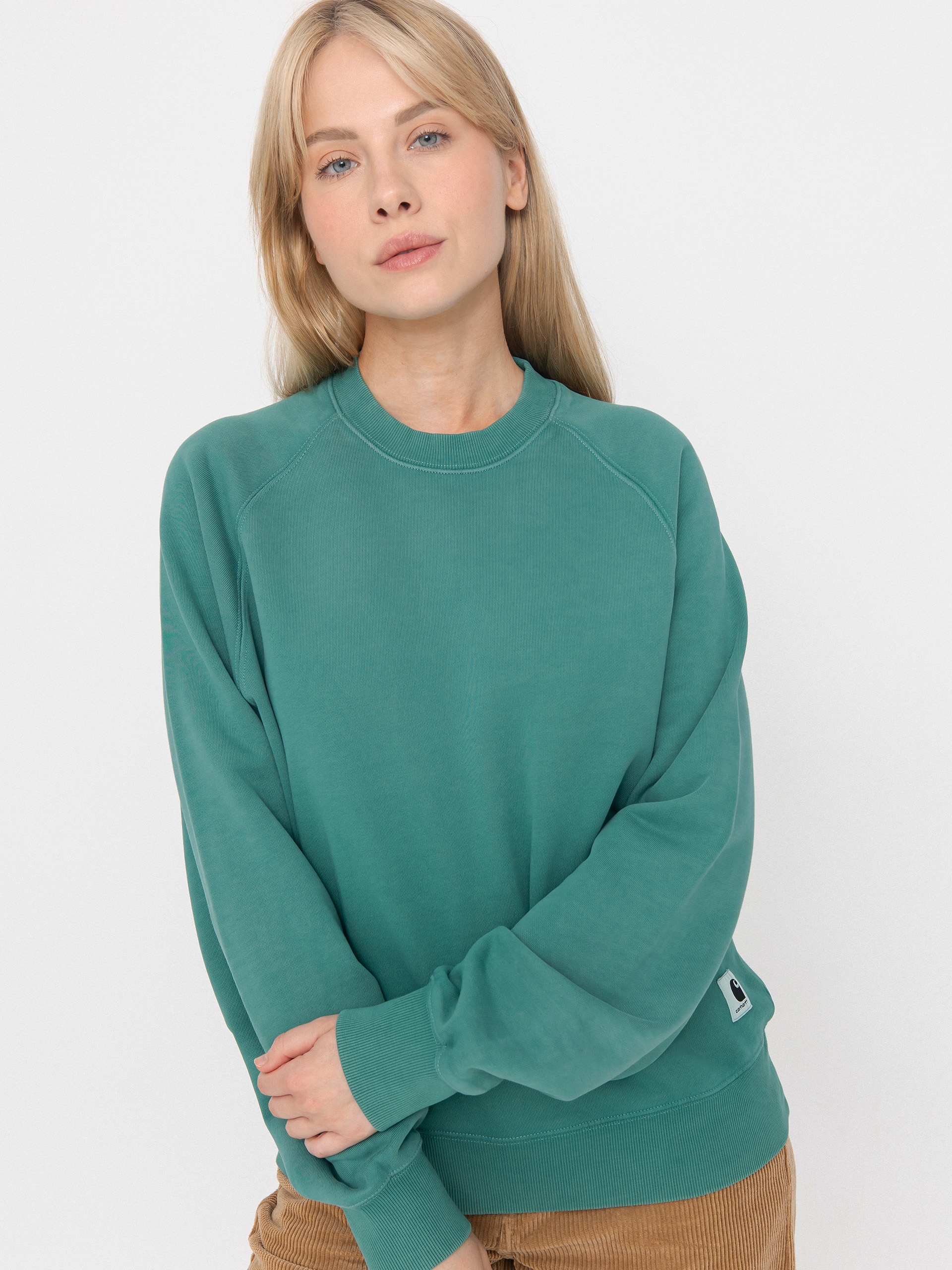 Bluza Carhartt WIP Hudson Wmn (saguaro/chalk wash)