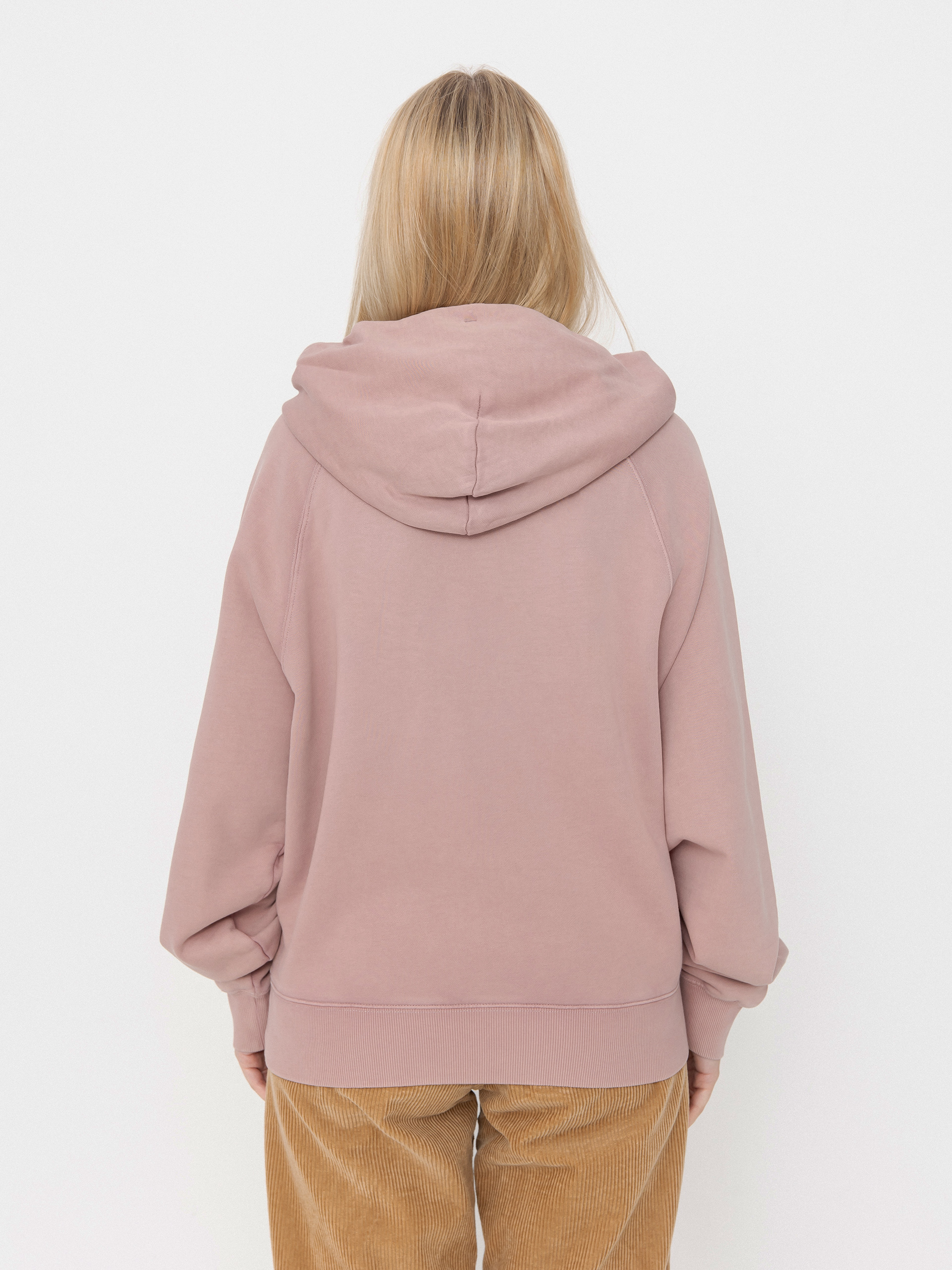 Bluza z kapturem Carhartt WIP Hudson HD Wmn (daphne/chalk wash)