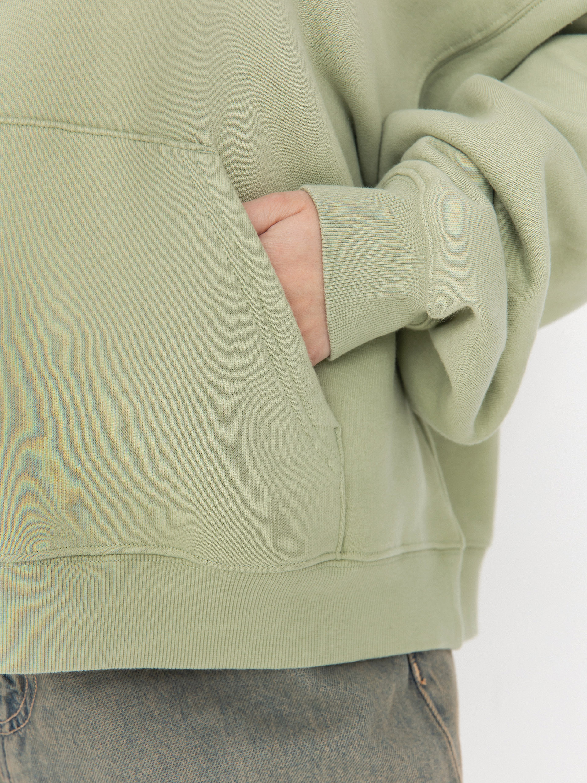 Bluza z kapturem Carhartt WIP Solar Chrome HD Wmn (pale olive)