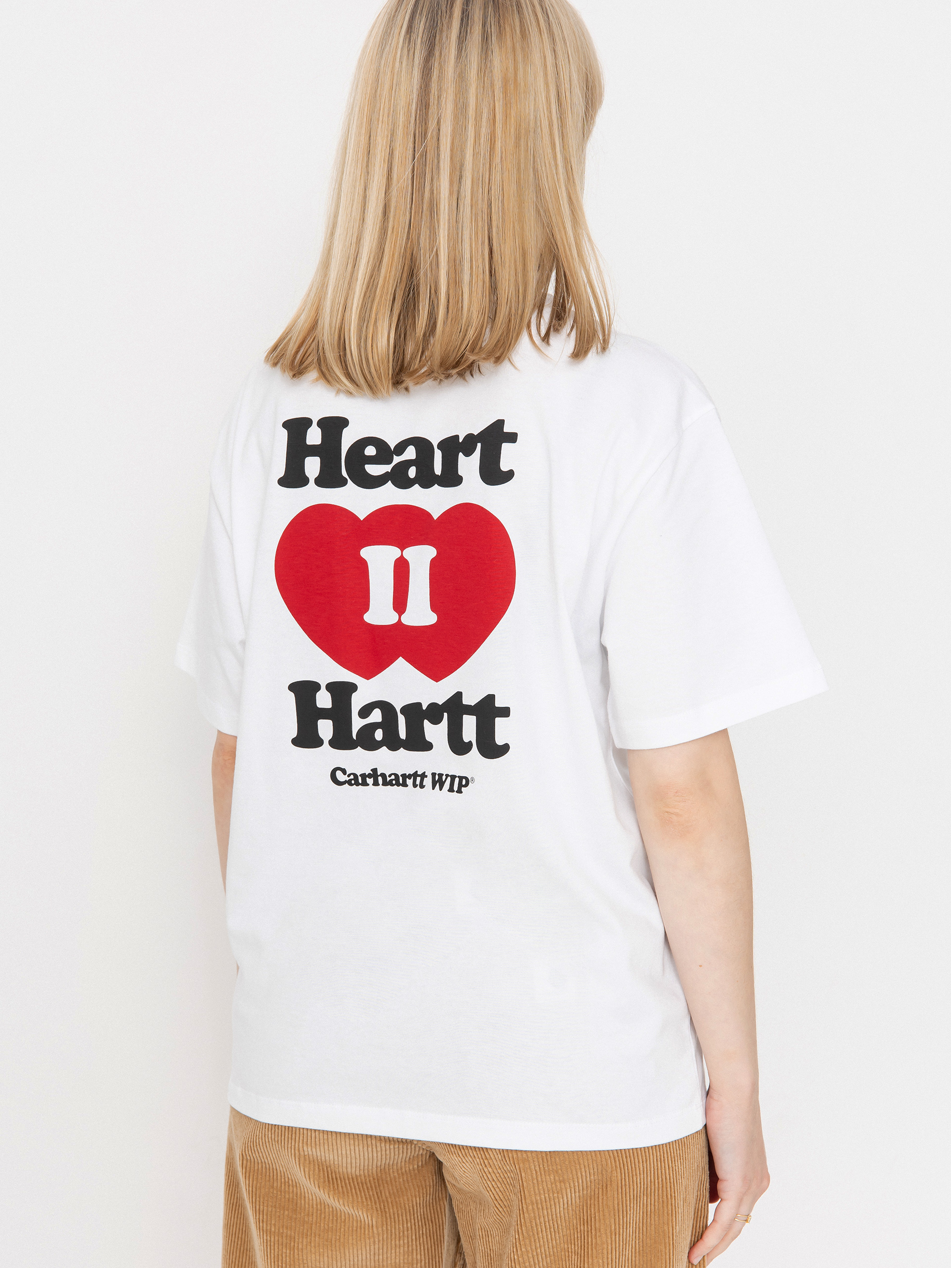 T-shirt Carhartt WIP Heart II Hartt Wmn (white)