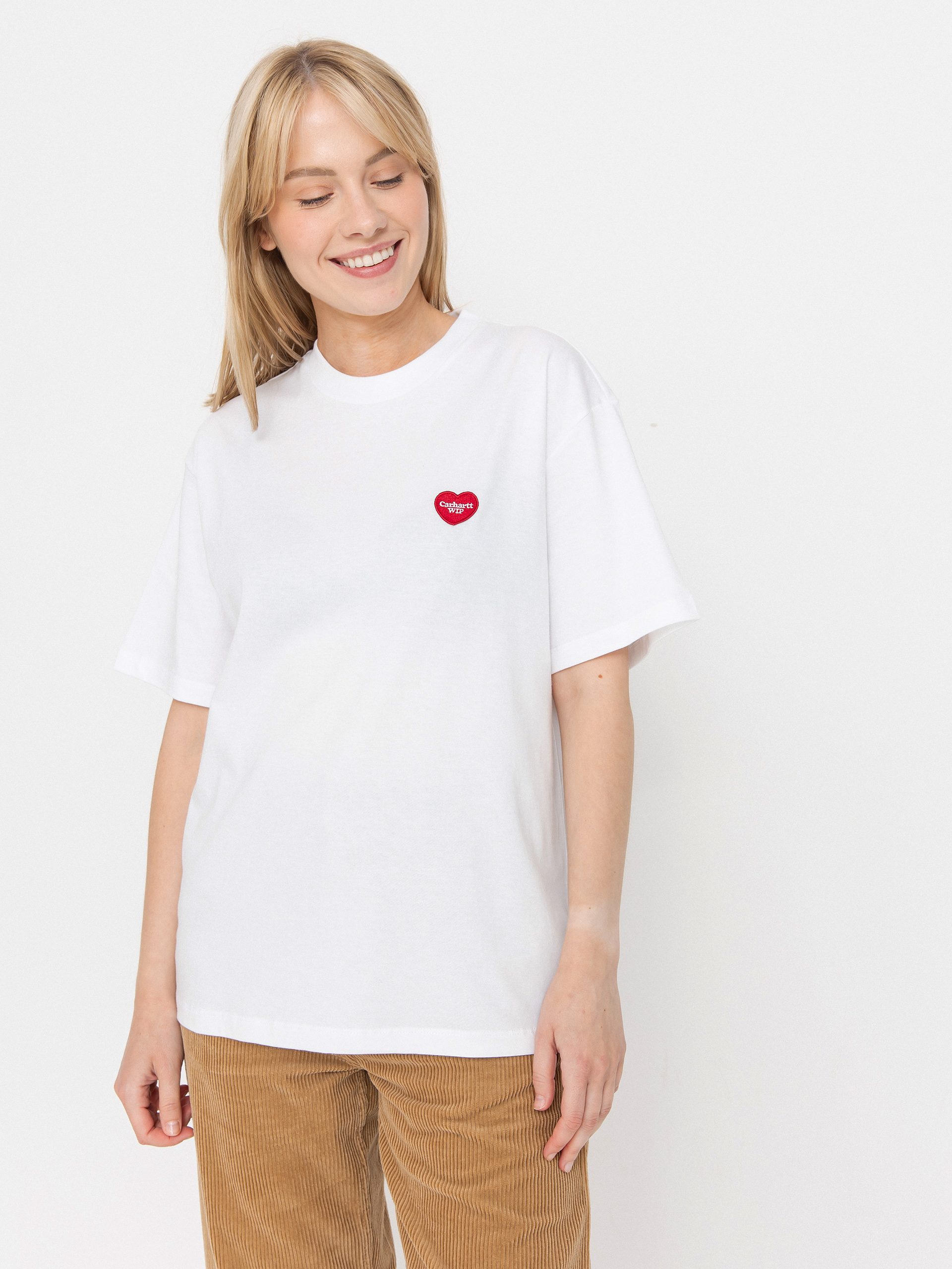 T-shirt Carhartt WIP Heart II Hartt Wmn (white)