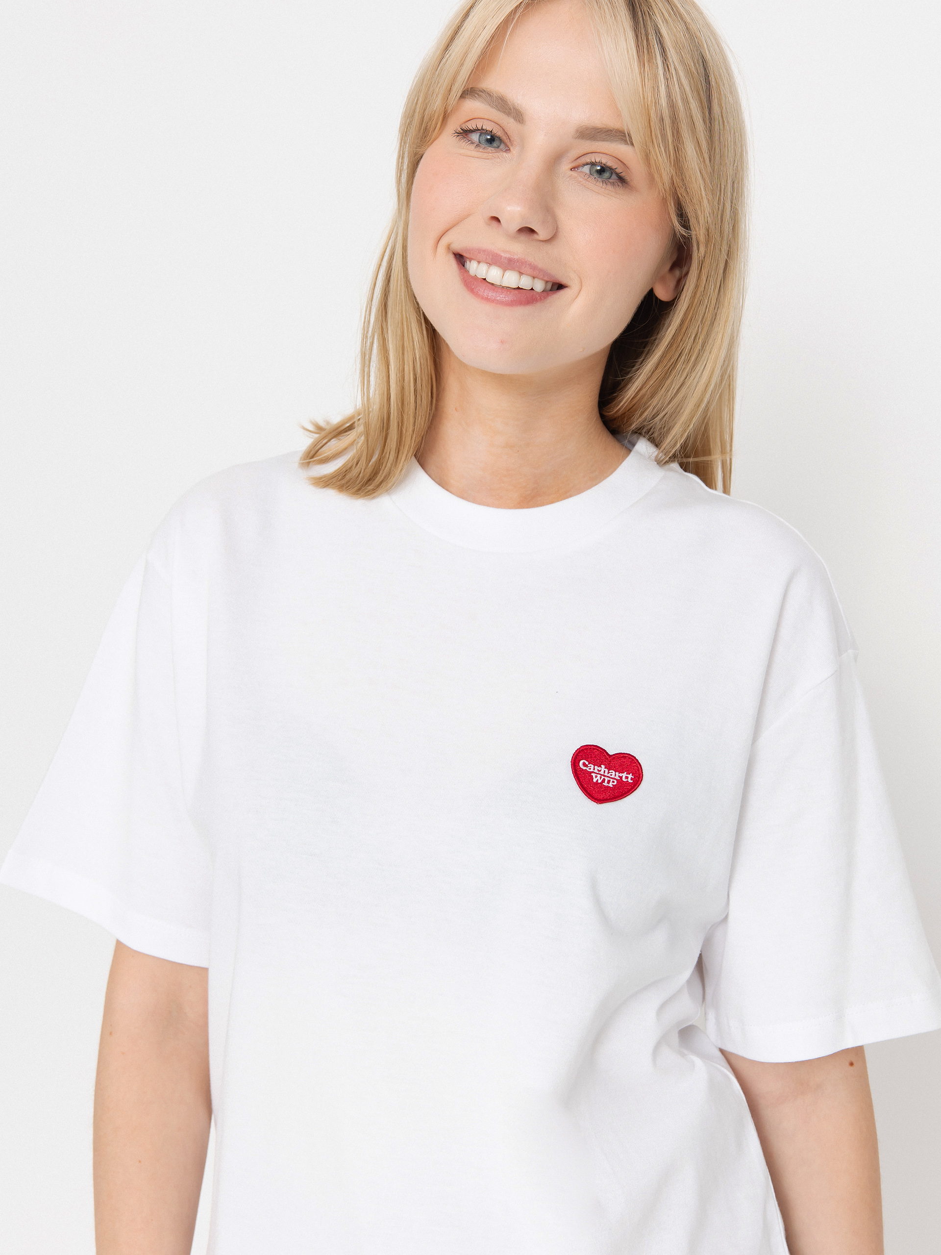 T-shirt Carhartt WIP Heart II Hartt Wmn (white)