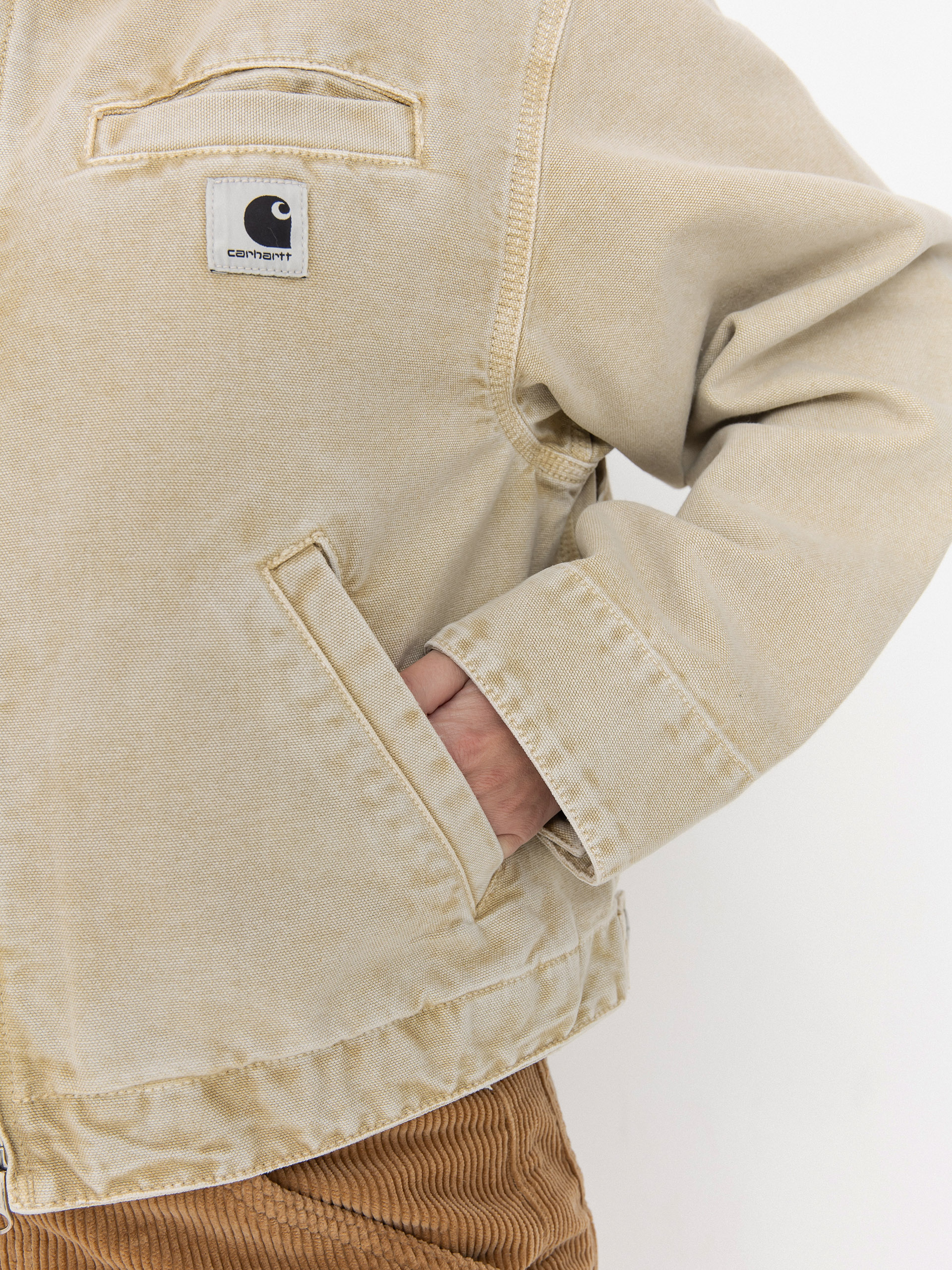 Kurtka Carhartt WIP Emery Wmn (dusty h brown/dusty h brown/chalk wash)