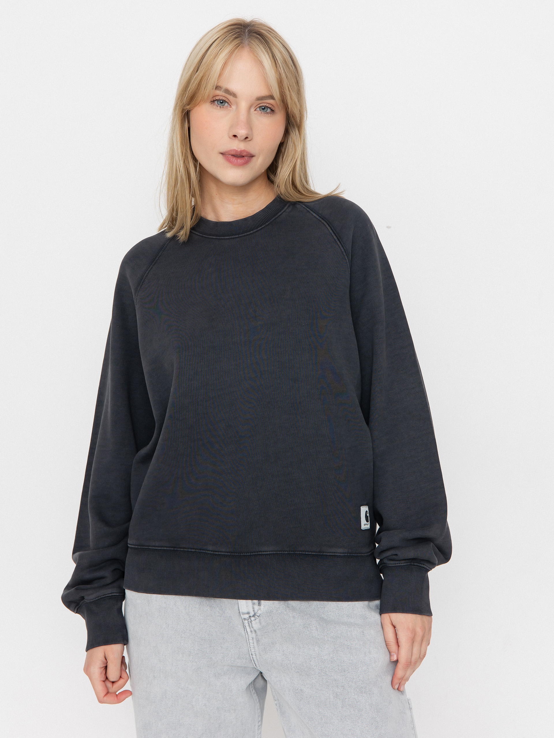 Bluza Carhartt WIP Hudson Wmn (black/chalk wash)
