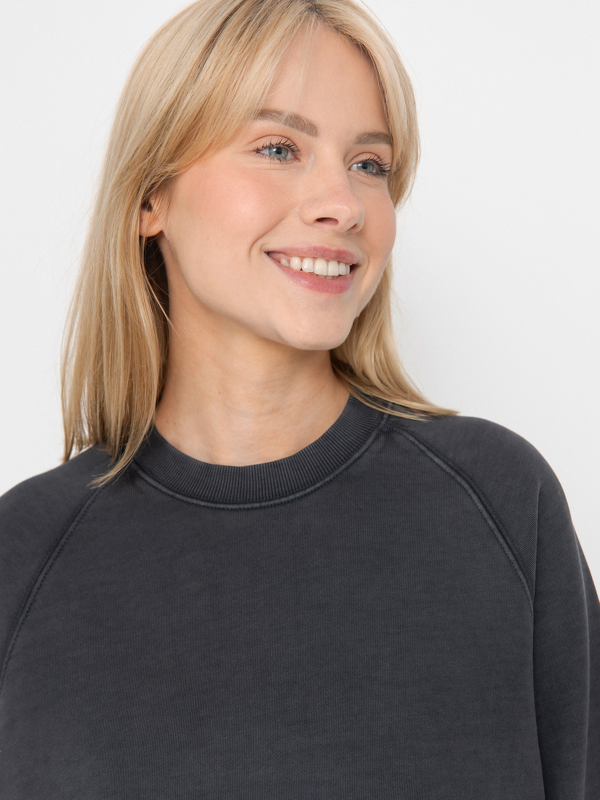 Bluza Carhartt WIP Hudson Wmn (black/chalk wash)