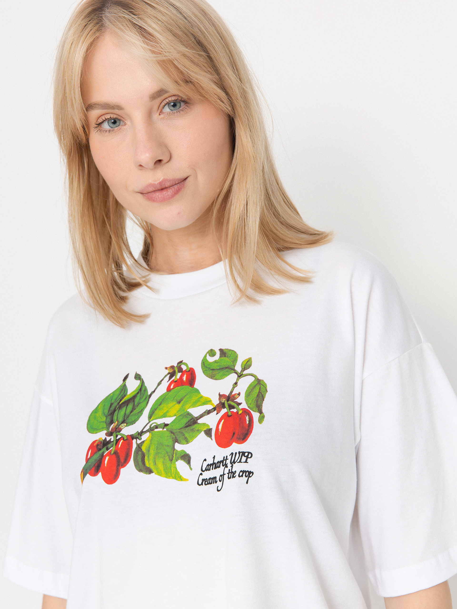 T-shirt Carhartt WIP Cream Of The Crop Wmn (white)
