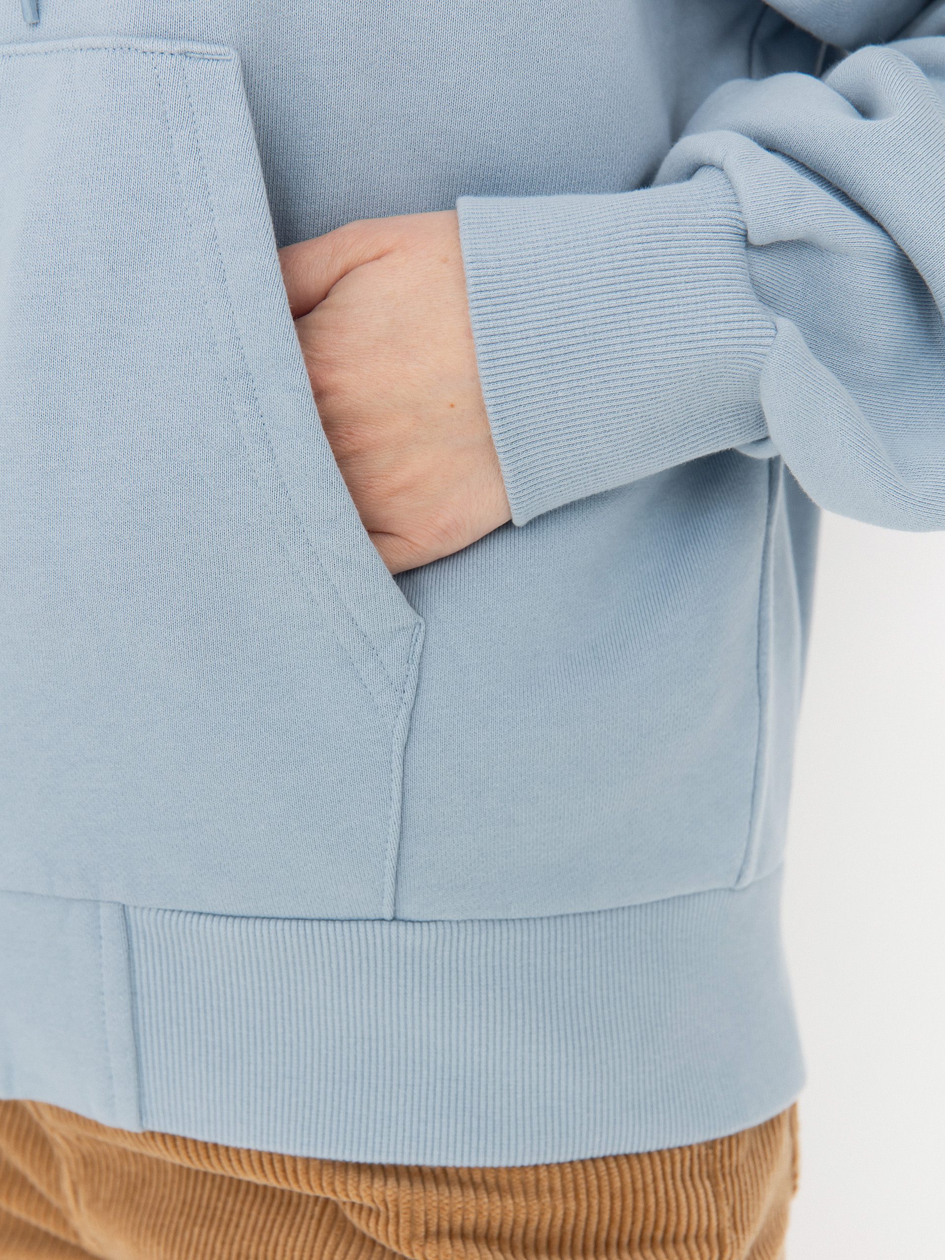 Bluza z kapturem Carhartt WIP Heart II Hartt ZHD Wmn (blue fog)