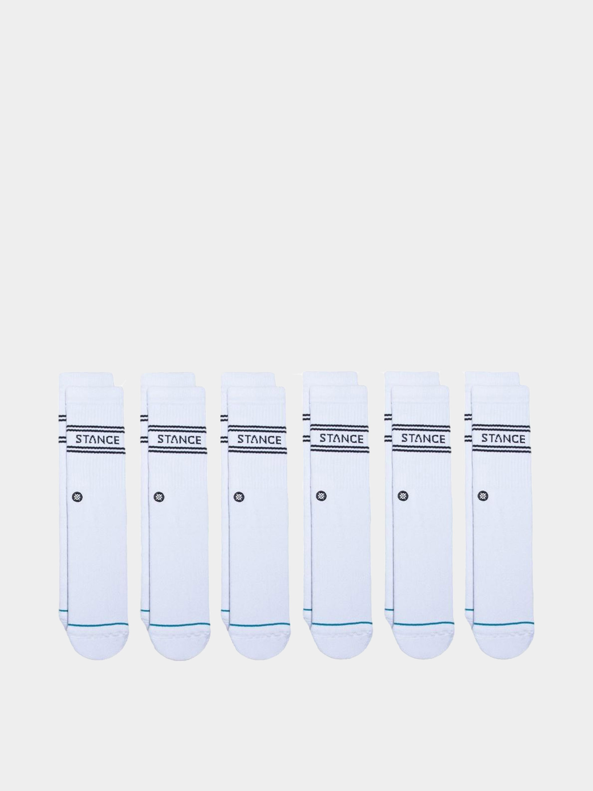 Skarpetki Stance Basic Crew 6 Pk (white)