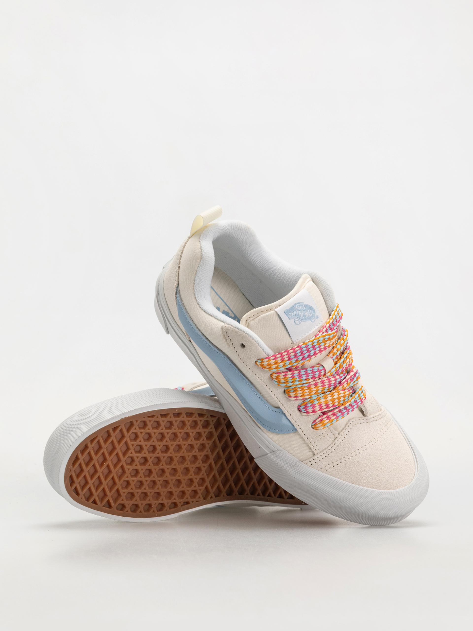 Buty Vans Knu Skool (oversized lace white/blue)