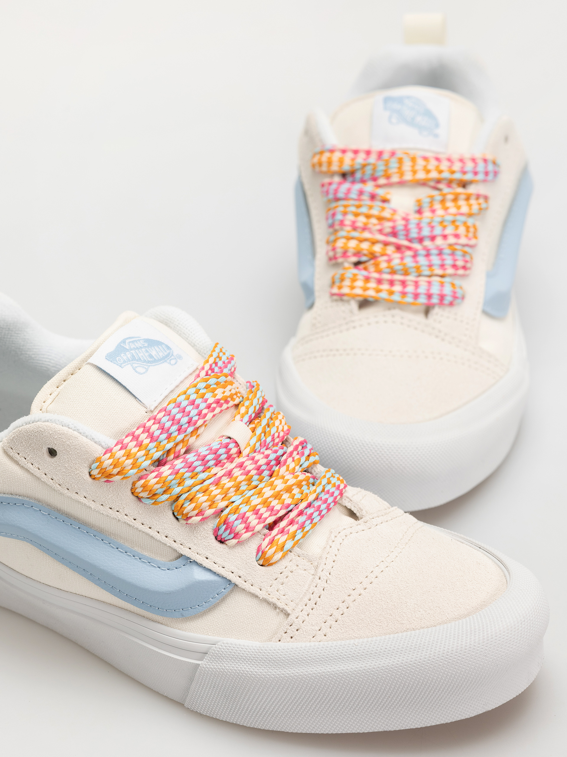 Buty Vans Knu Skool (oversized lace white/blue)