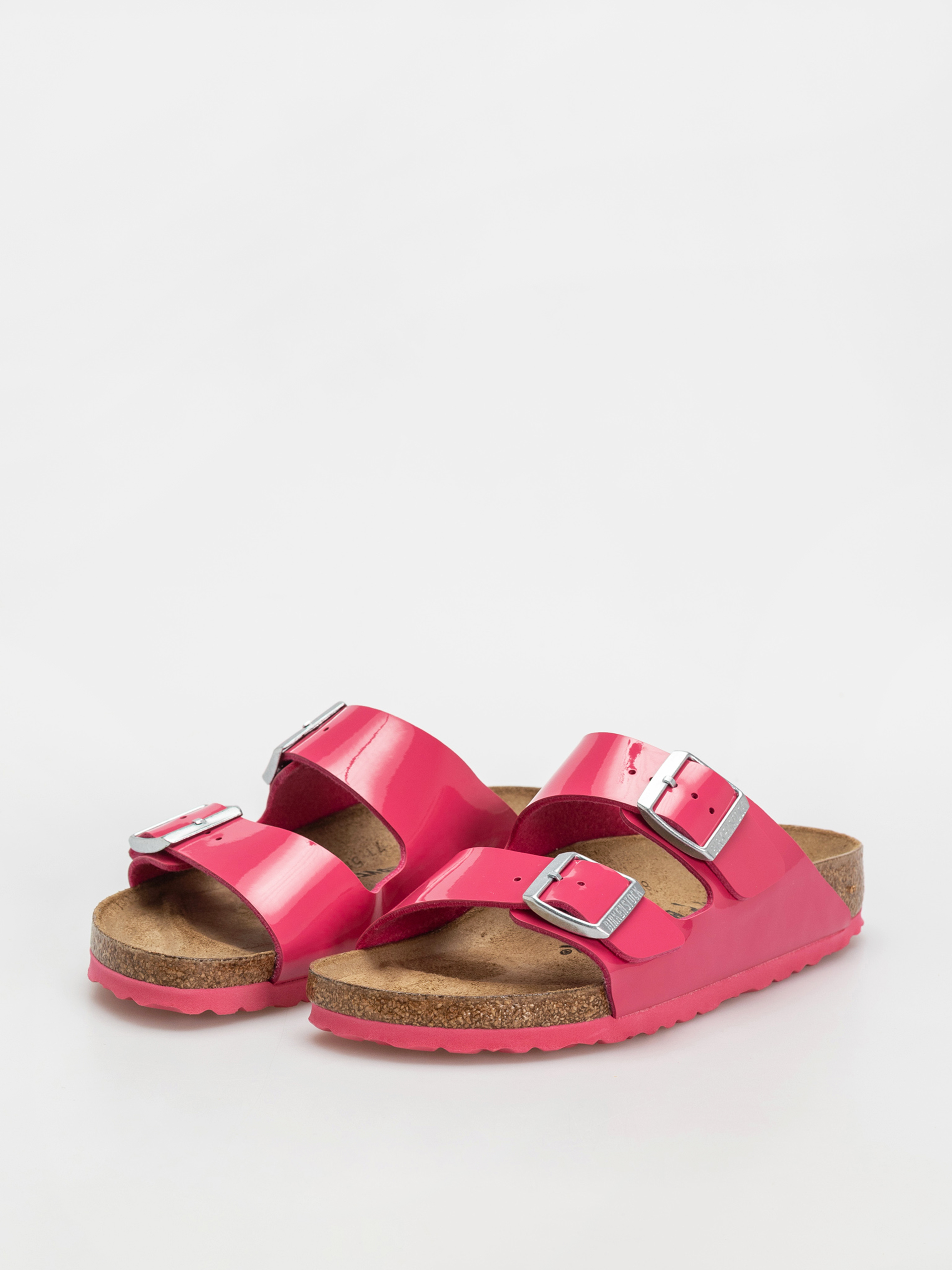 Klapki Birkenstock Arizona Briko Flor Narrow Wmn (patent fuchsia tulip)
