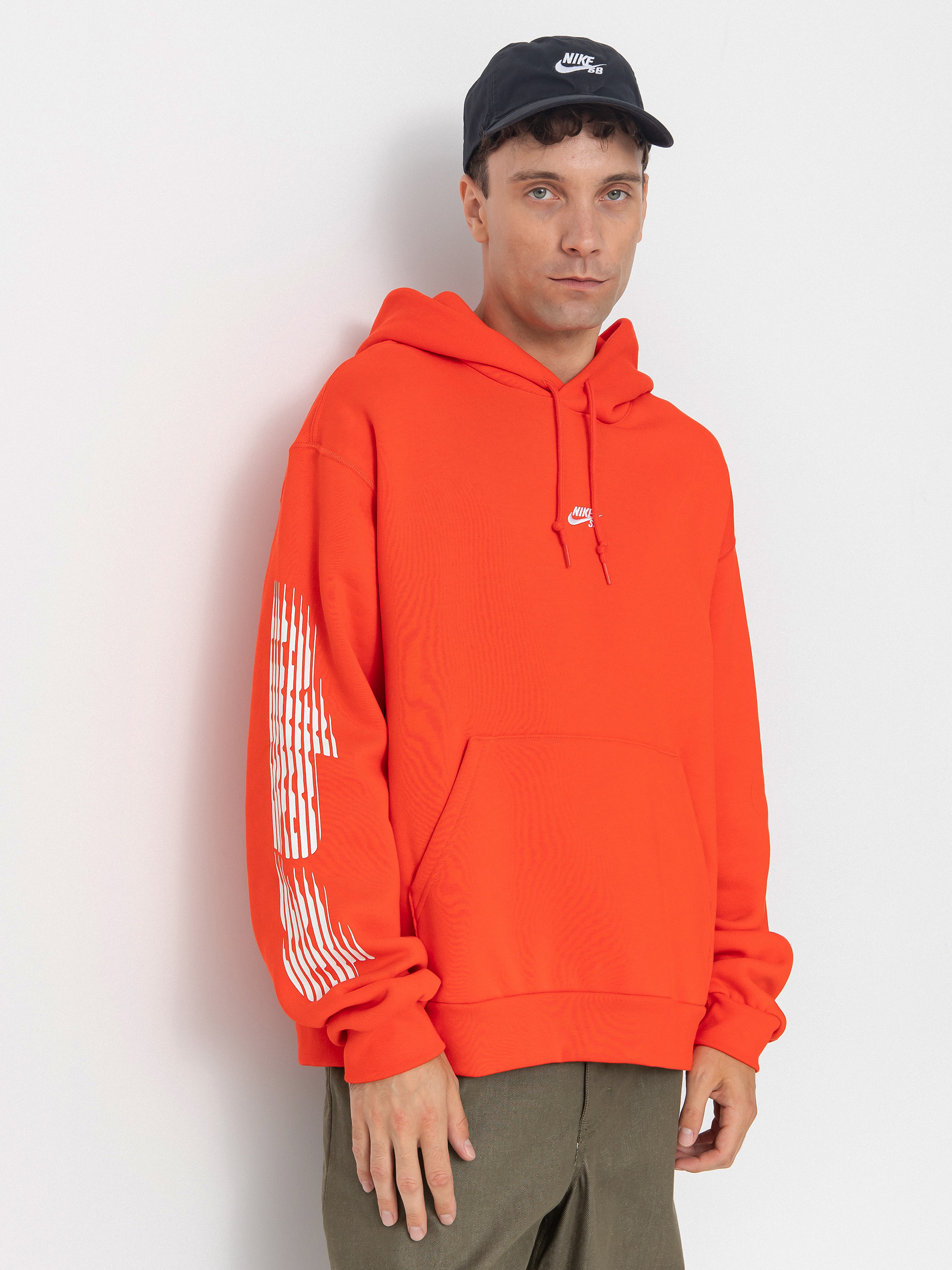 Bluza z kapturem Nike SB Bb Ssnl Gfx HD (lt crimson/white)