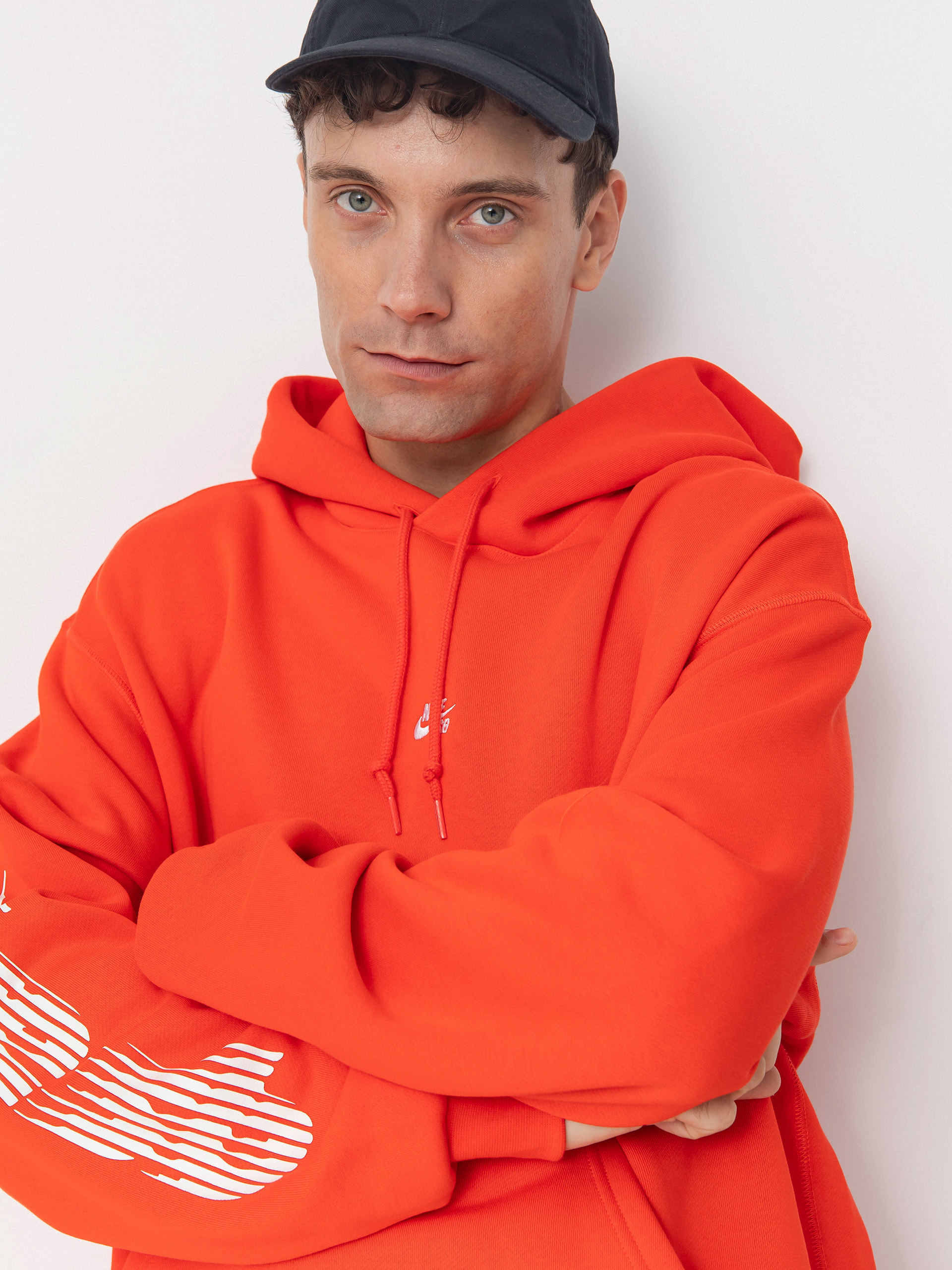 Bluza z kapturem Nike SB Bb Ssnl Gfx HD (lt crimson/white)