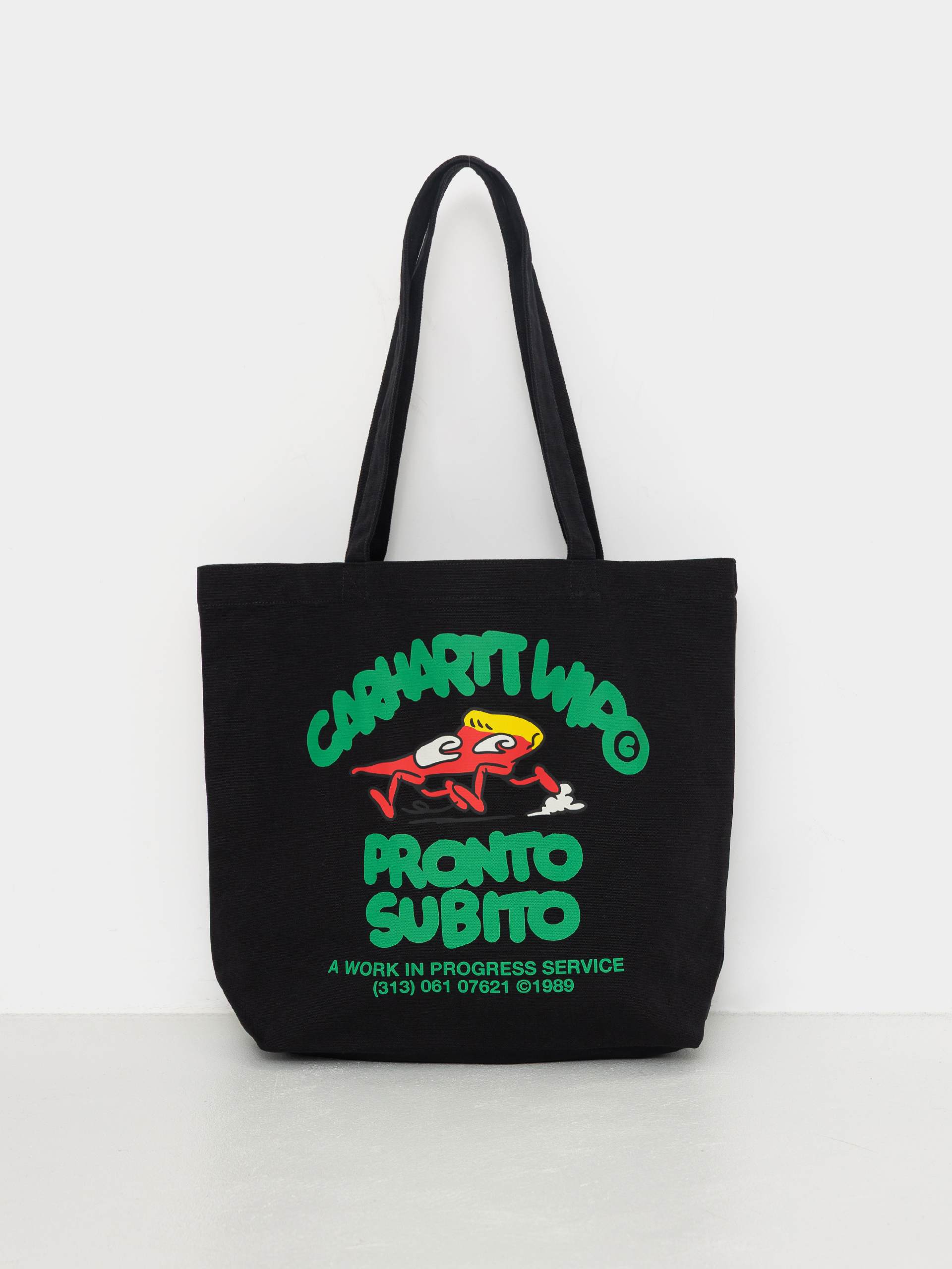 Torebka Carhartt WIP Canvas Graphic Tote (pronto print/black)
