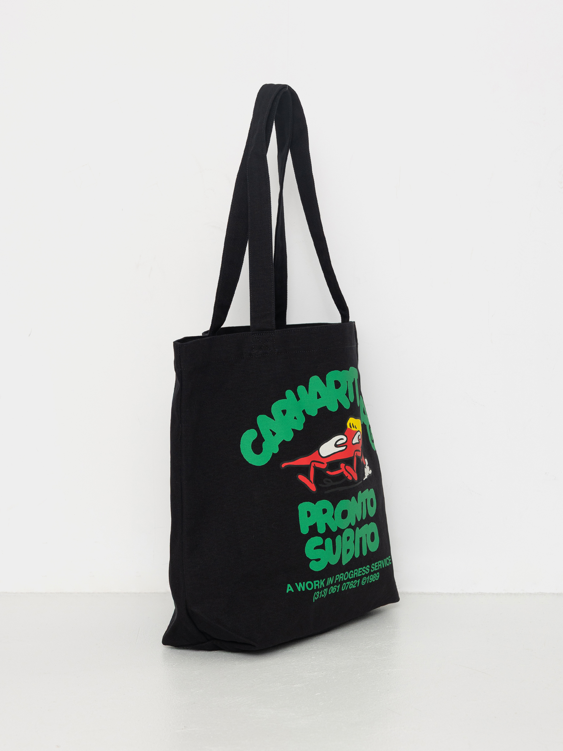 Torebka Carhartt WIP Canvas Graphic Tote (pronto print/black)