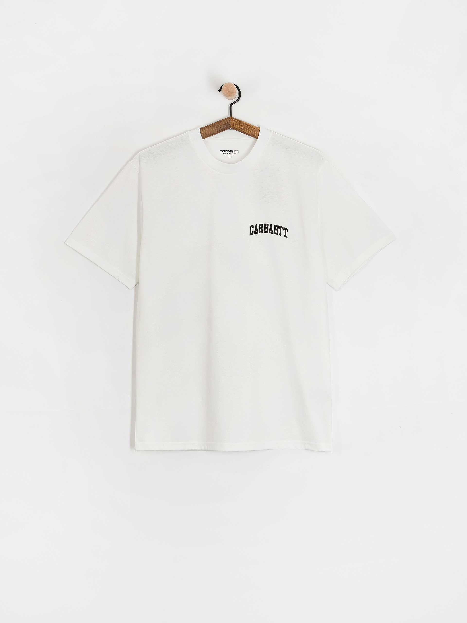 T-shirt Carhartt WIP University Script (white/black)