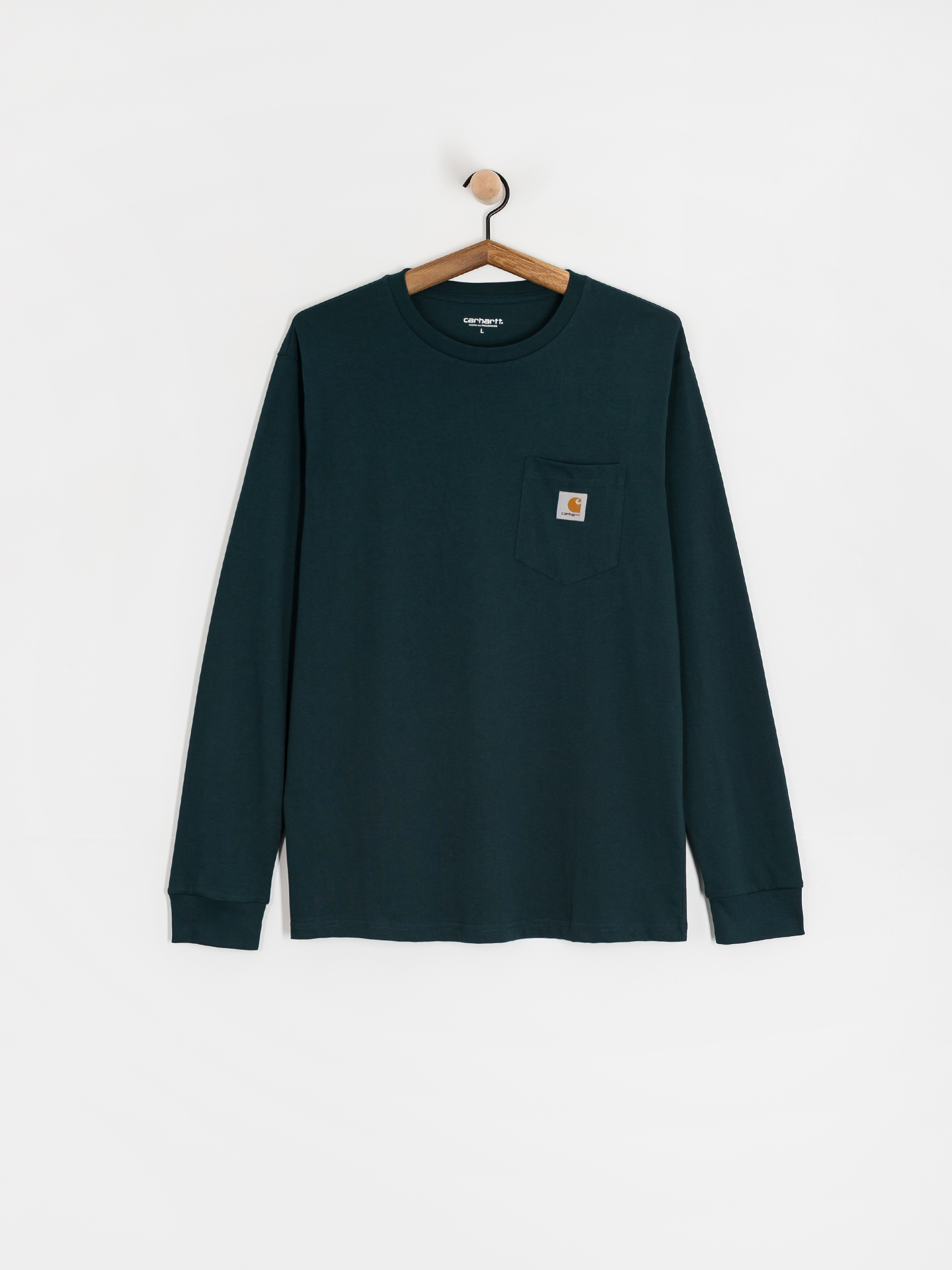 Longsleeve Carhartt WIP Pocket (deep lagoon)