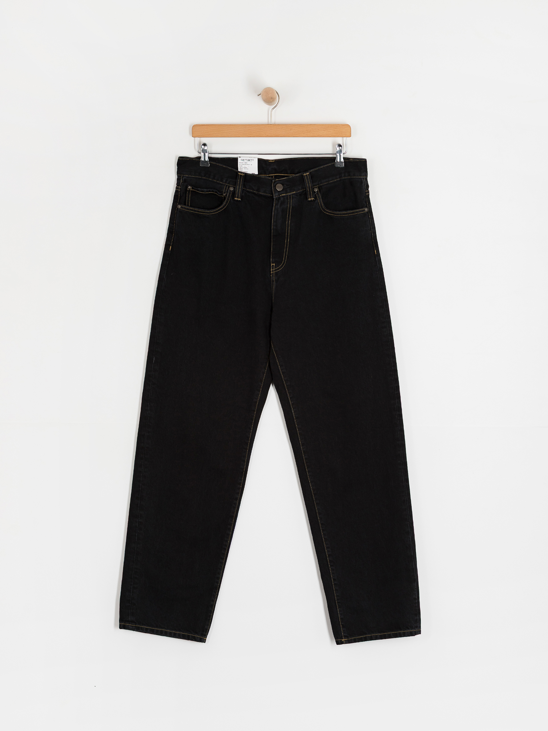 Spodnie Carhartt WIP Aaron (black/stone washed)