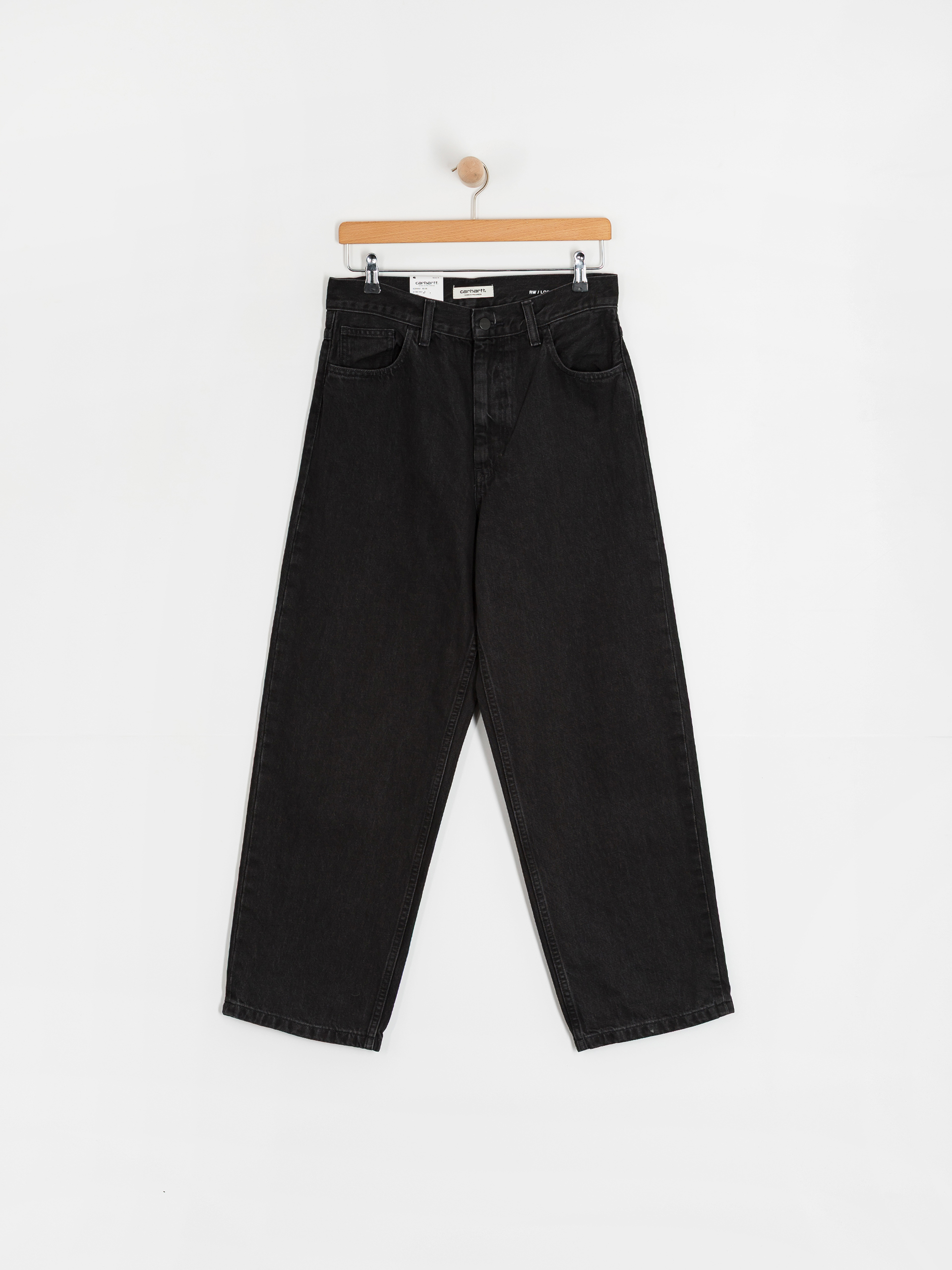 Spodnie Carhartt WIP Brandon Wmn (black/stone washed)