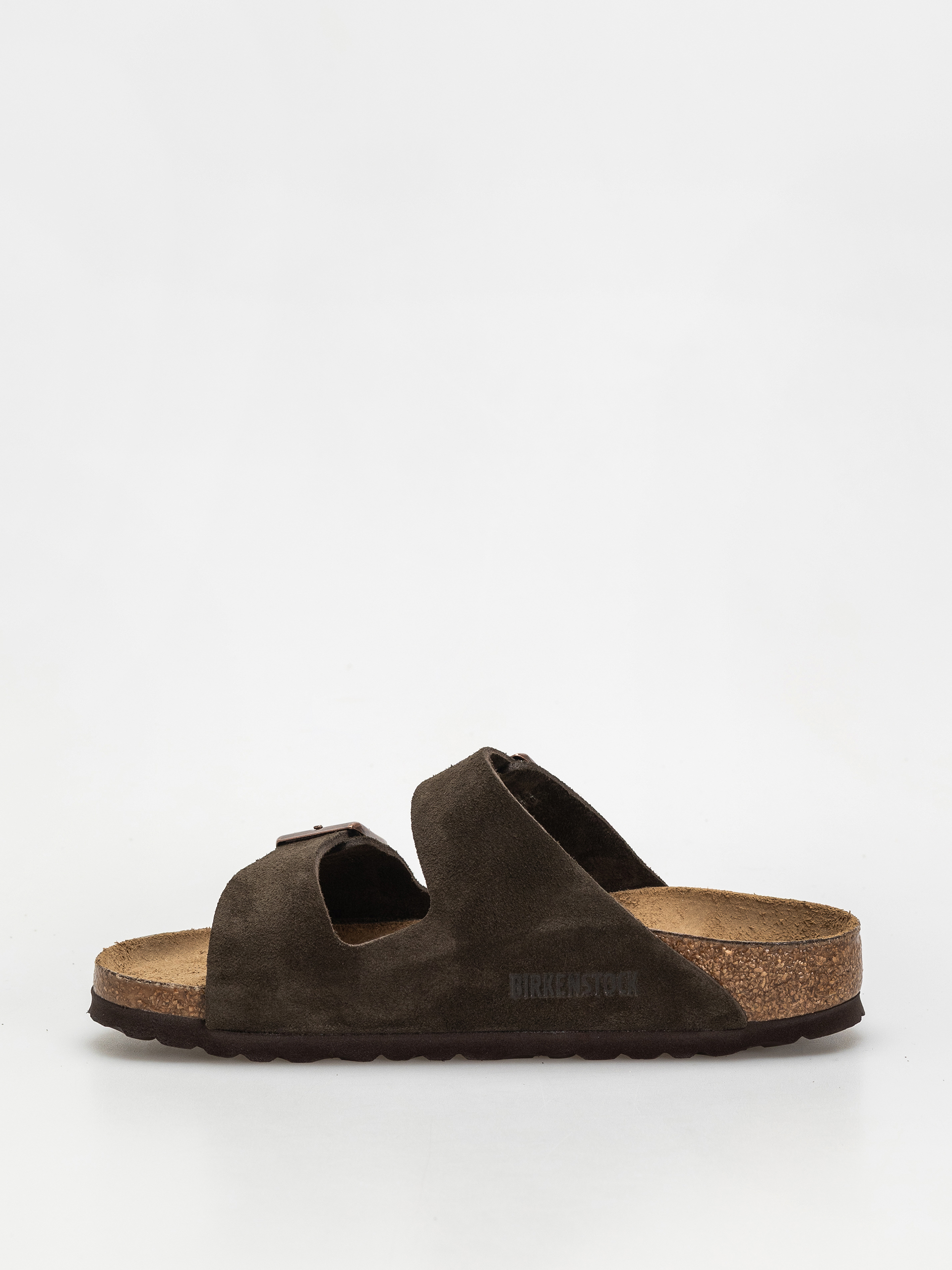 Klapki Birkenstock Arizona Suede Leather Narrow Wmn (mocca)