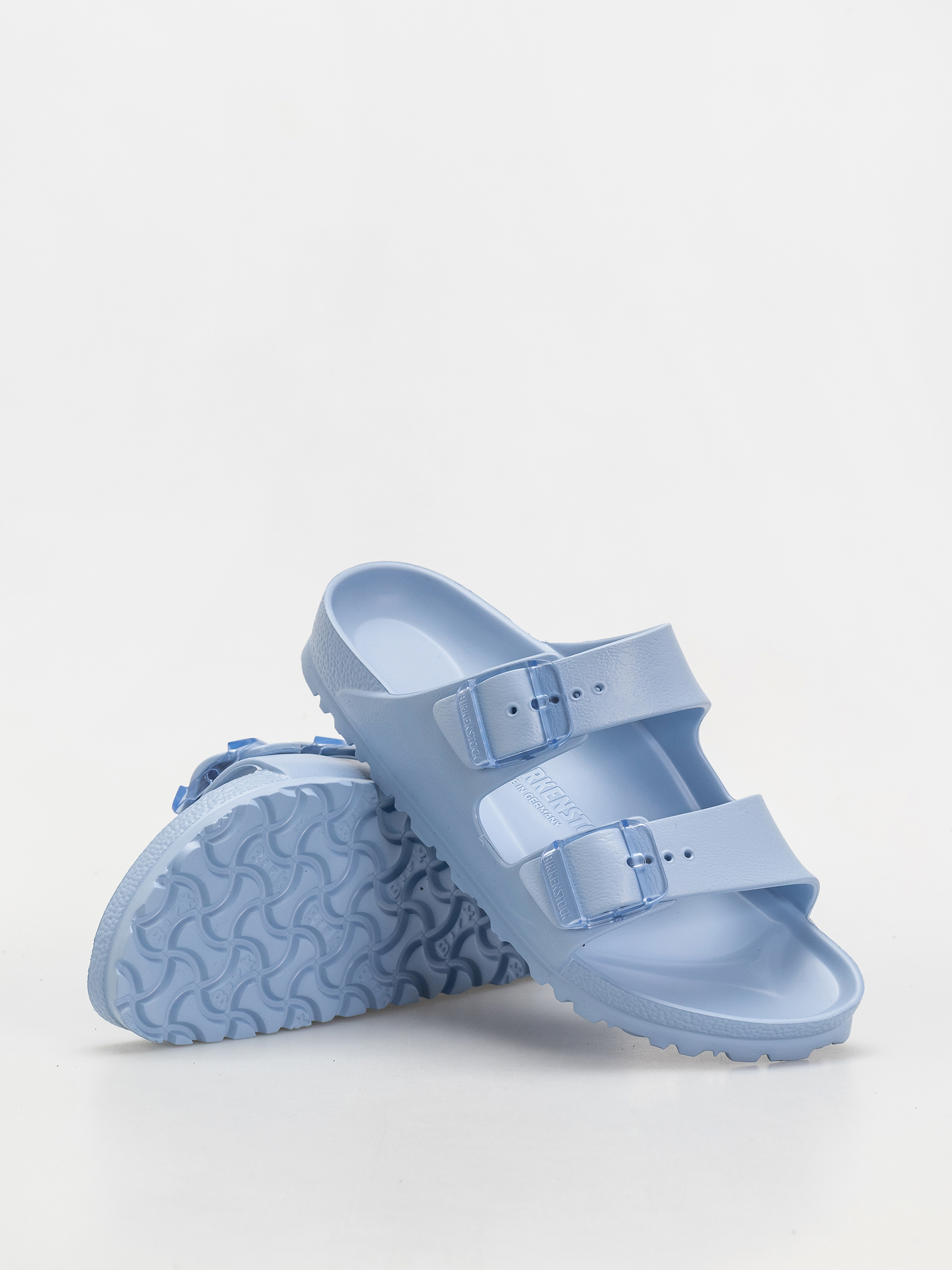 Klapki Birkenstock Arizona Stealth Buckle EVA Narrow Wmn (dusty blue)