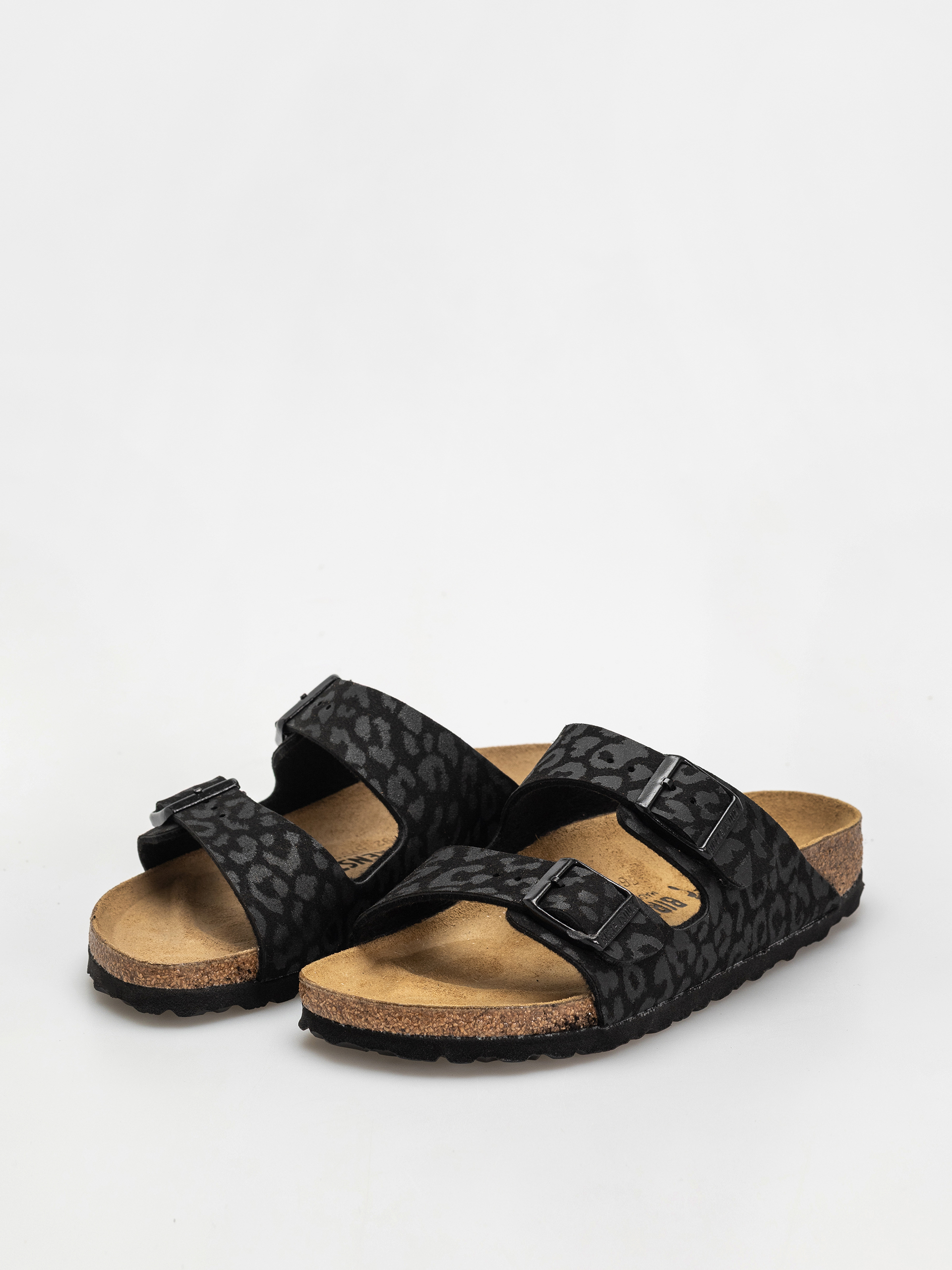 Klapki Birkenstock Arizona Synthetics Narrow Wmn (leo black)
