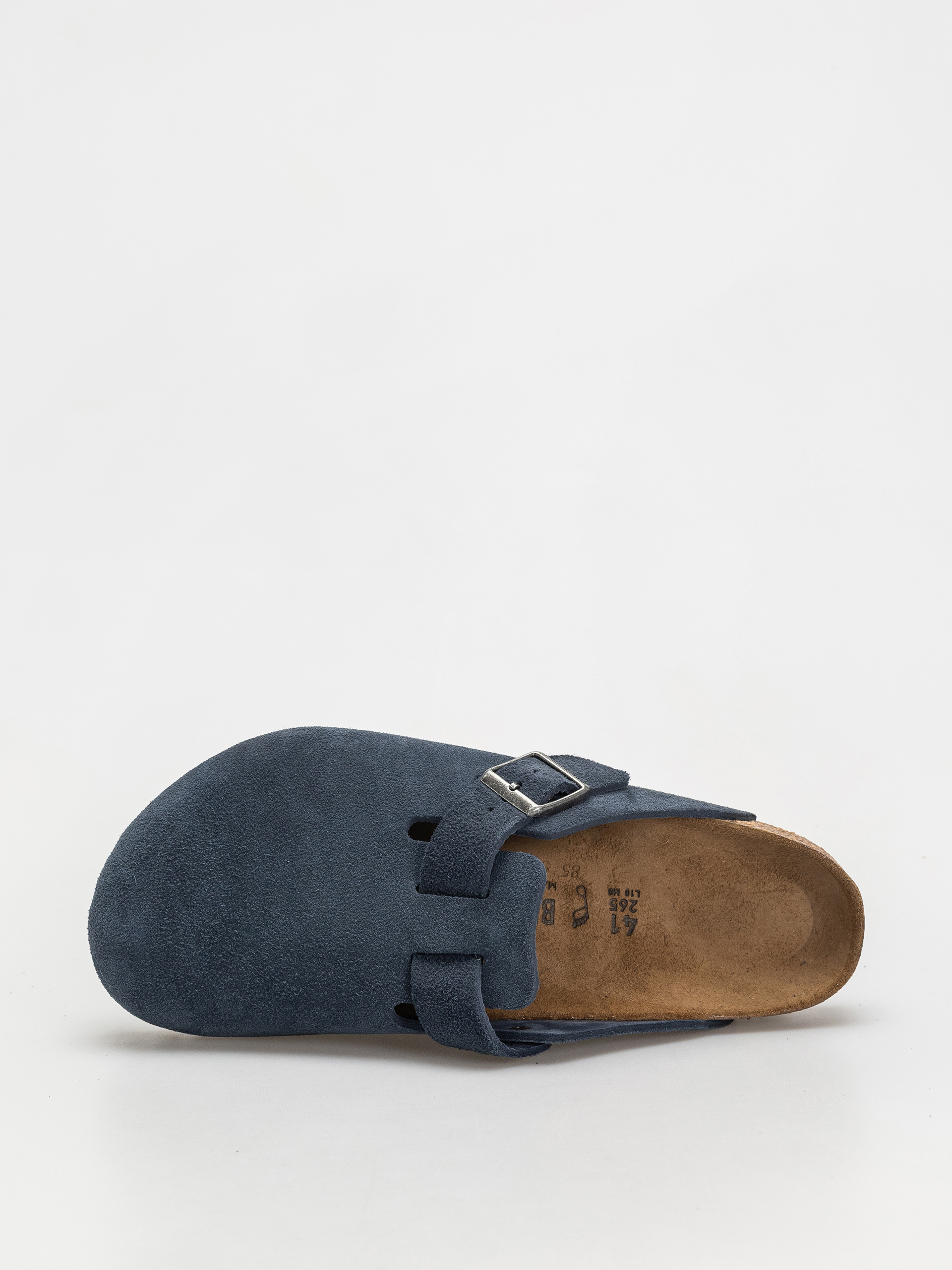 Klapki Birkenstock Boston Suede Leather Regular (new navy)