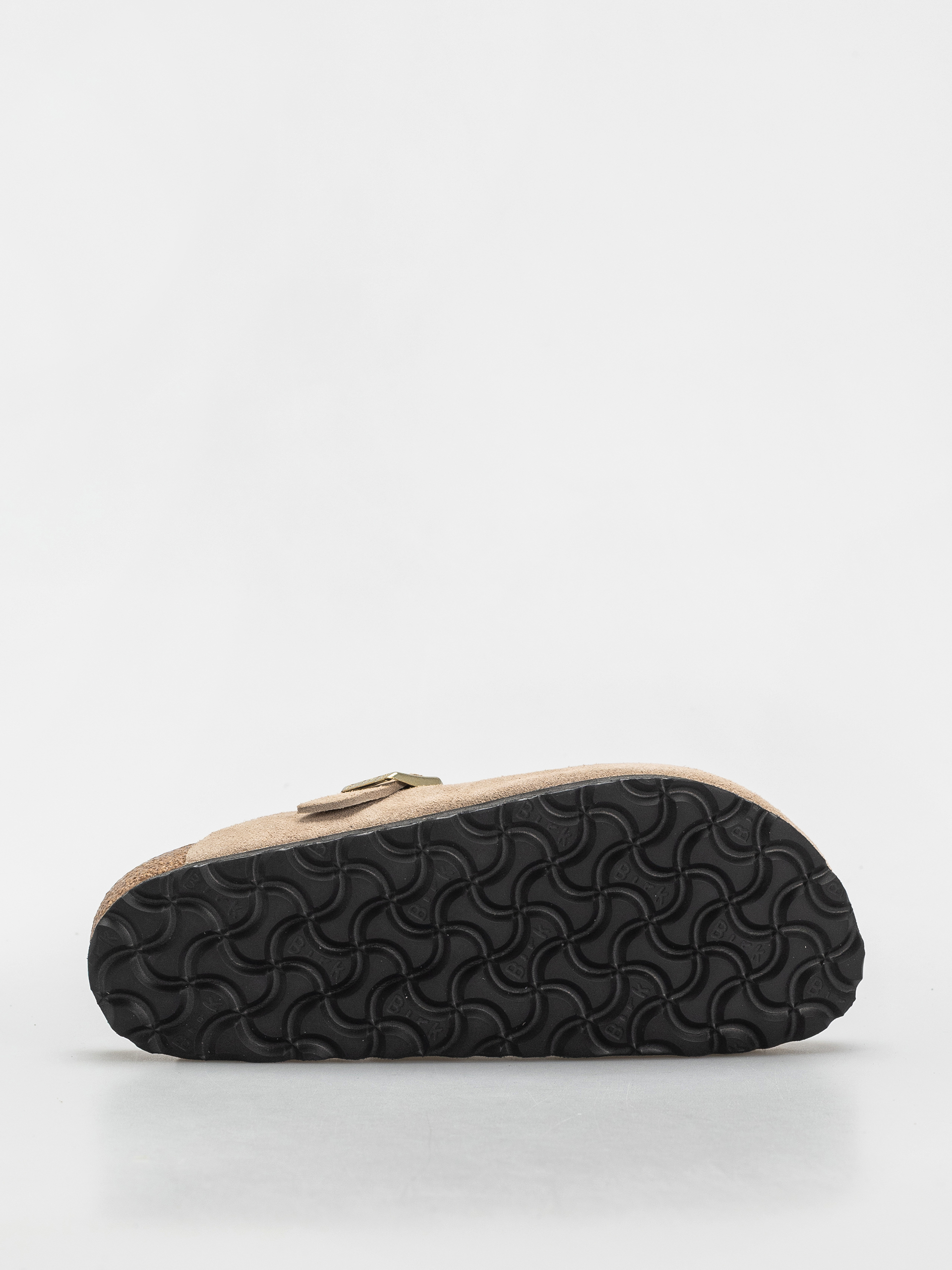 Klapki Birkenstock Boston Suede Leather Narrow Wmn (sandcastle)