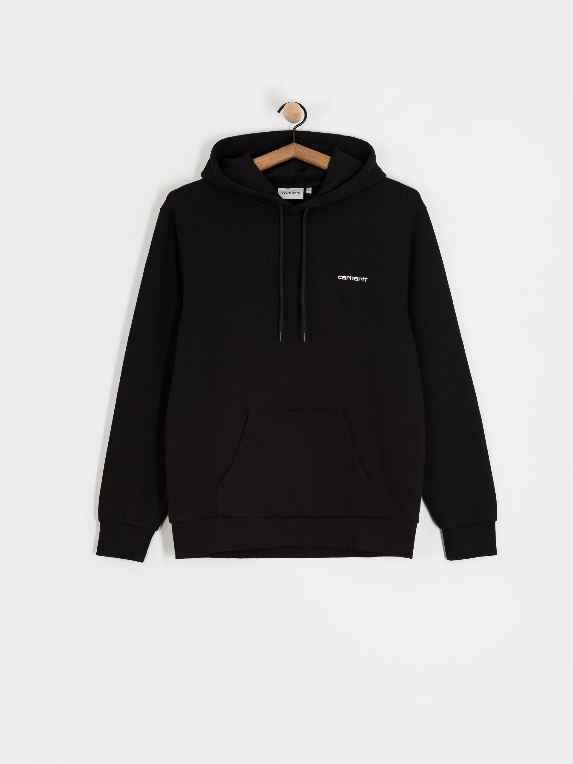 Bluza z kapturem Carhartt WIP Script Embroidery HD (black/white)