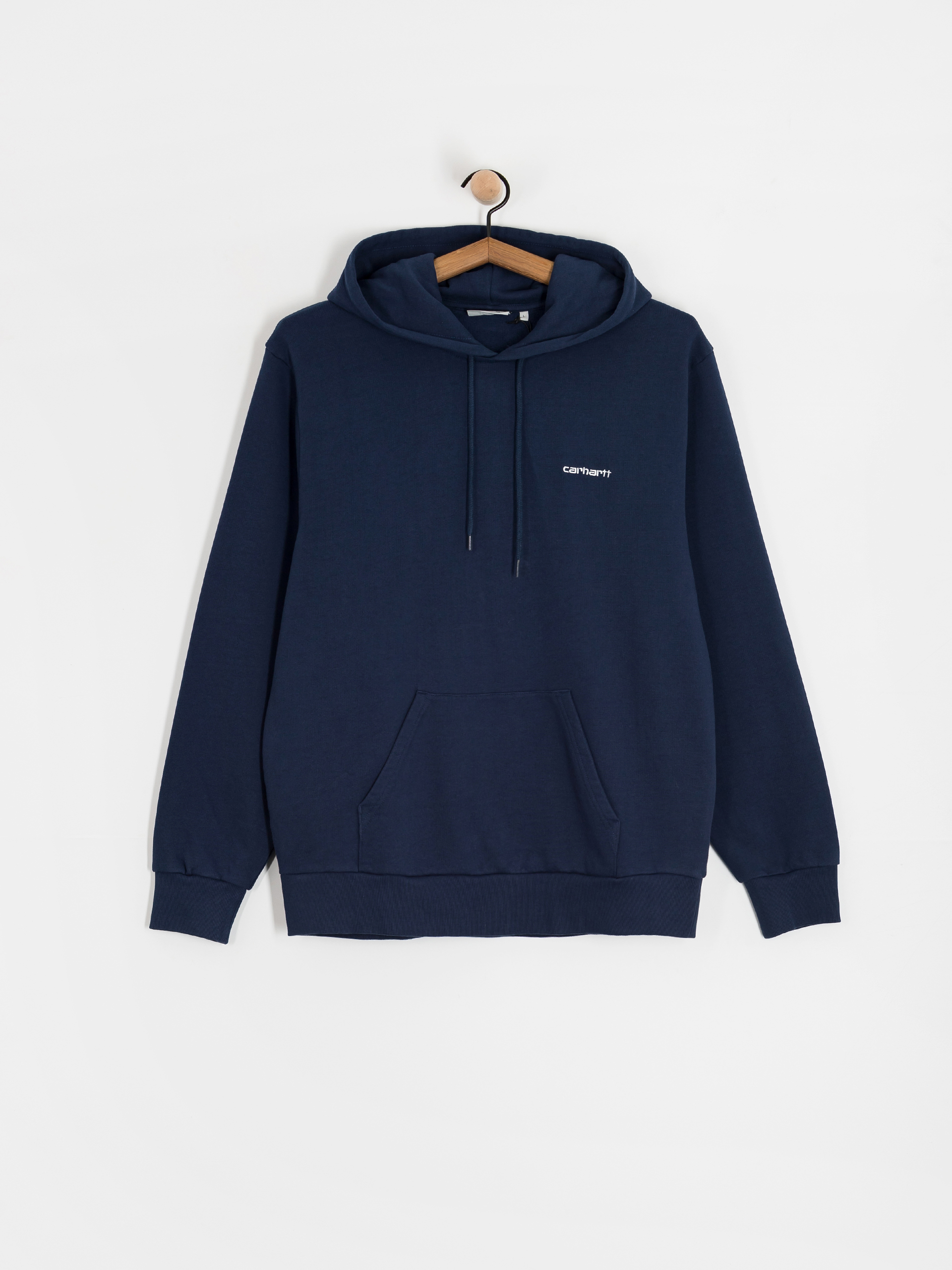 Bluza z kapturem Carhartt WIP Script Embroidery HD (jupiter/white)
