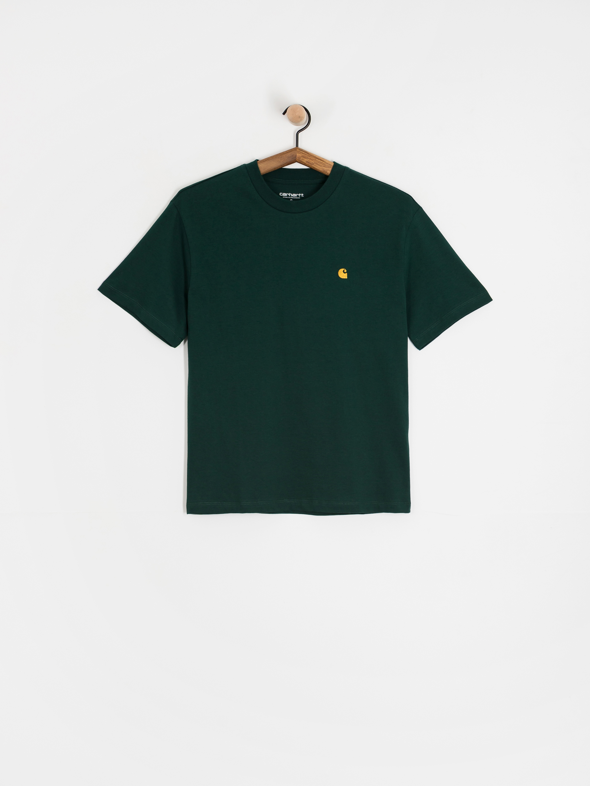 T-shirt Carhartt WIP Chase Wmn (dark fir/gold)