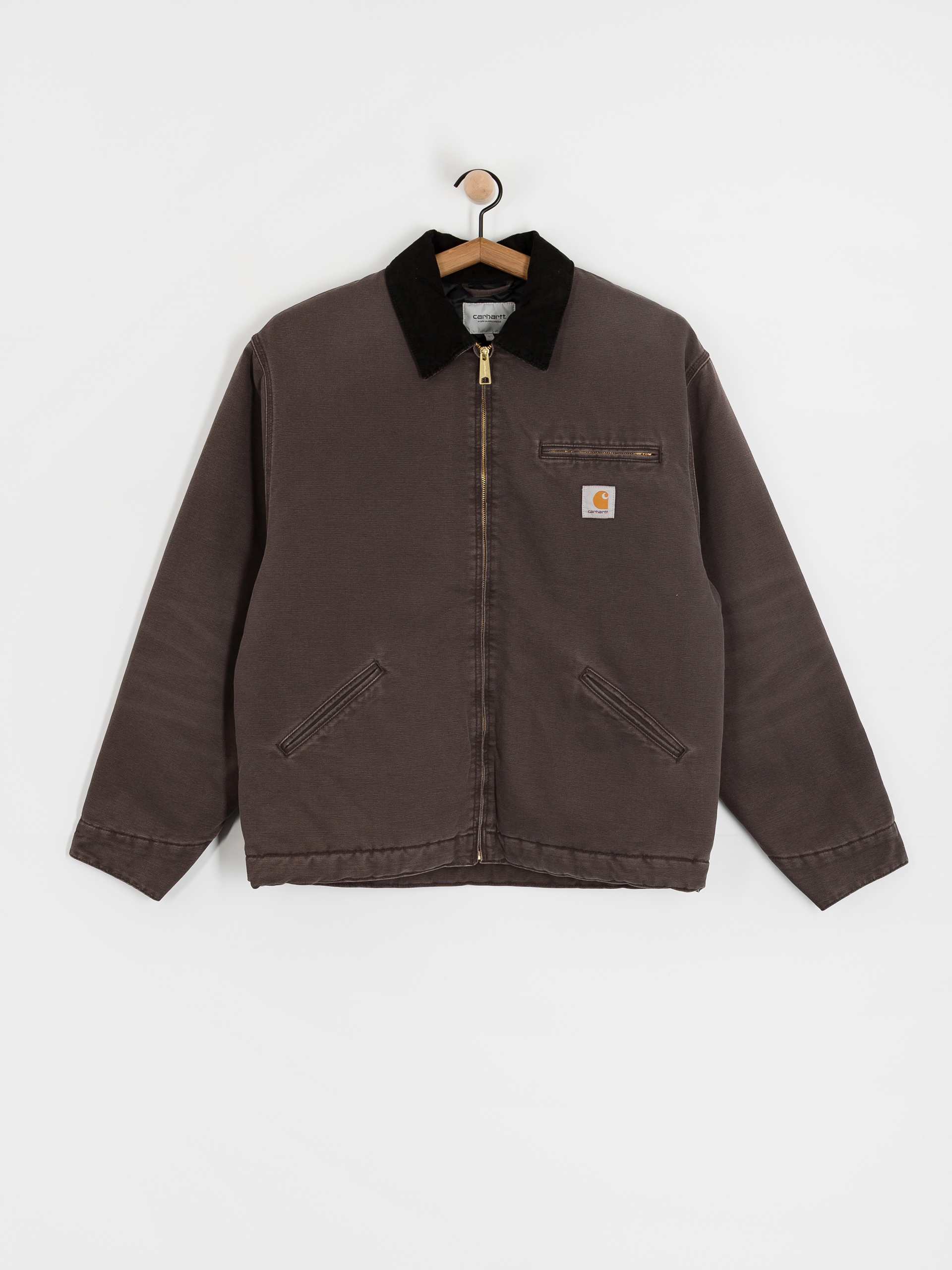 Kurtka Carhartt WIP OG Detroit (tobacco/black/stone canvas)