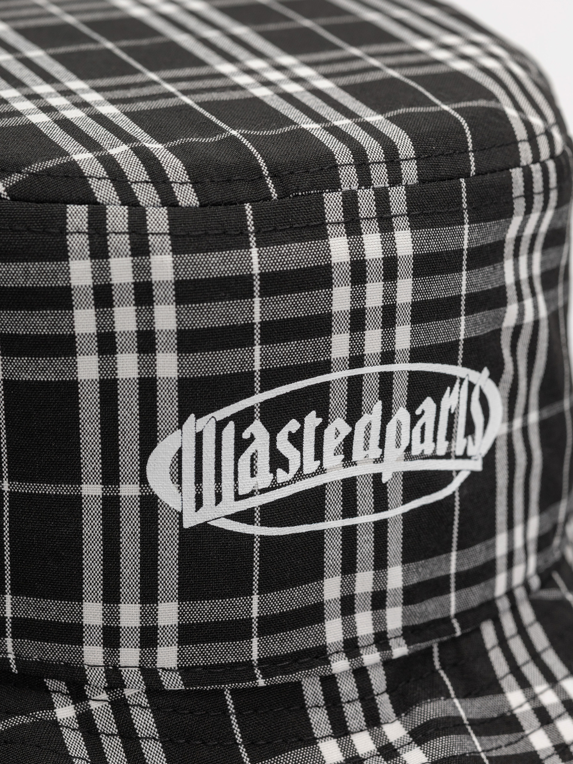 Czapka z daszkiem Wasted Paris Yard Tartan Safari Hat (black/white)