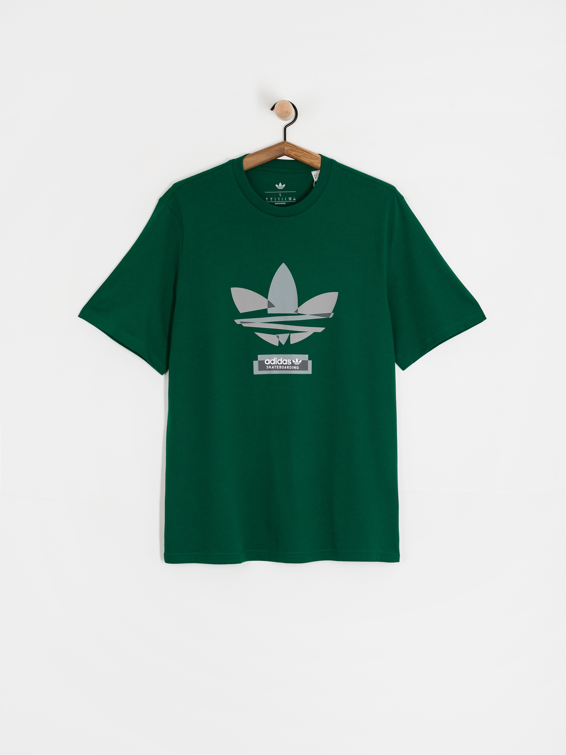 T-shirt adidas Skate Tref (drkgrn/grethr)