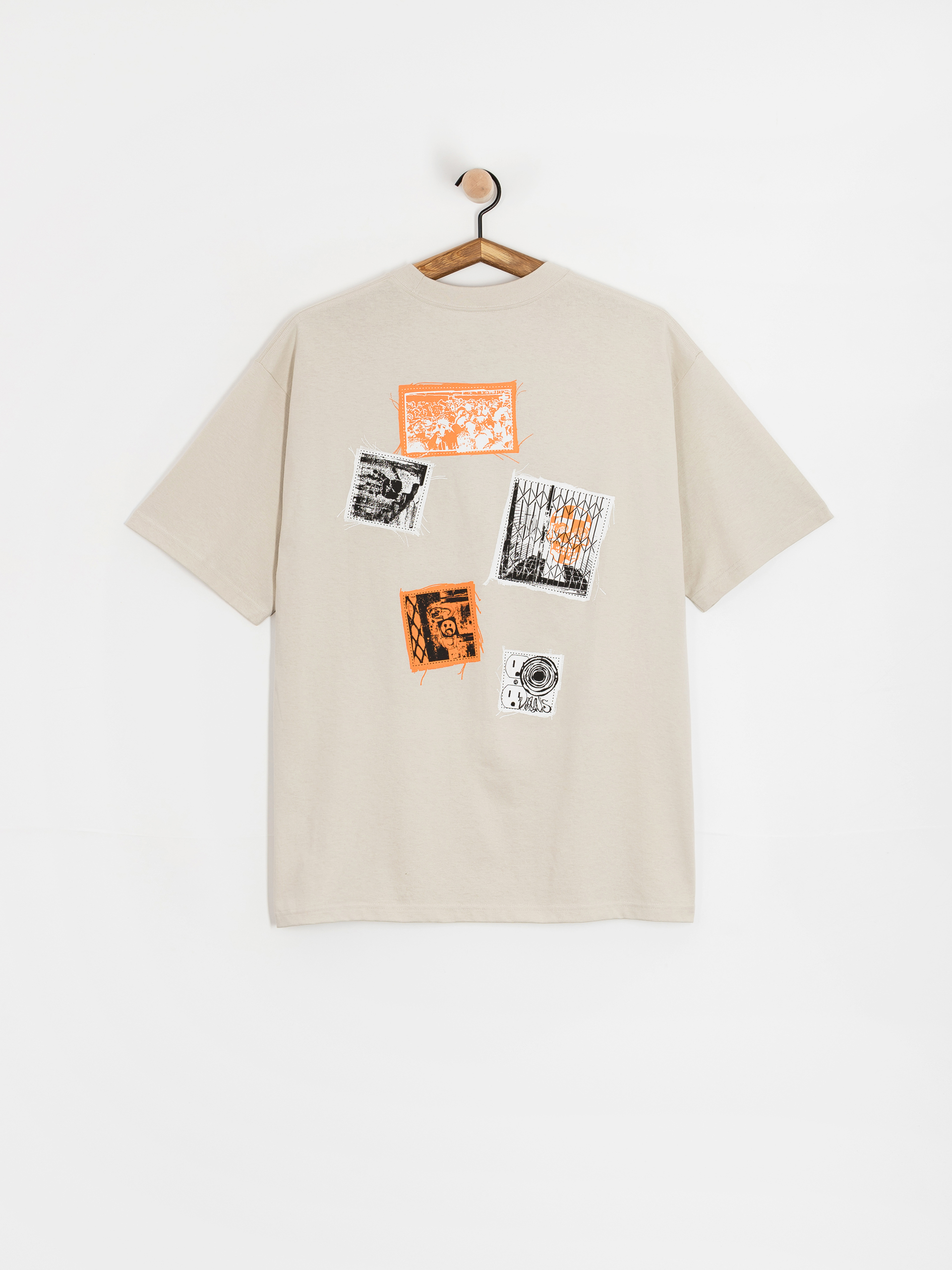 T-shirt Vans Punk Patch (taupe mist)