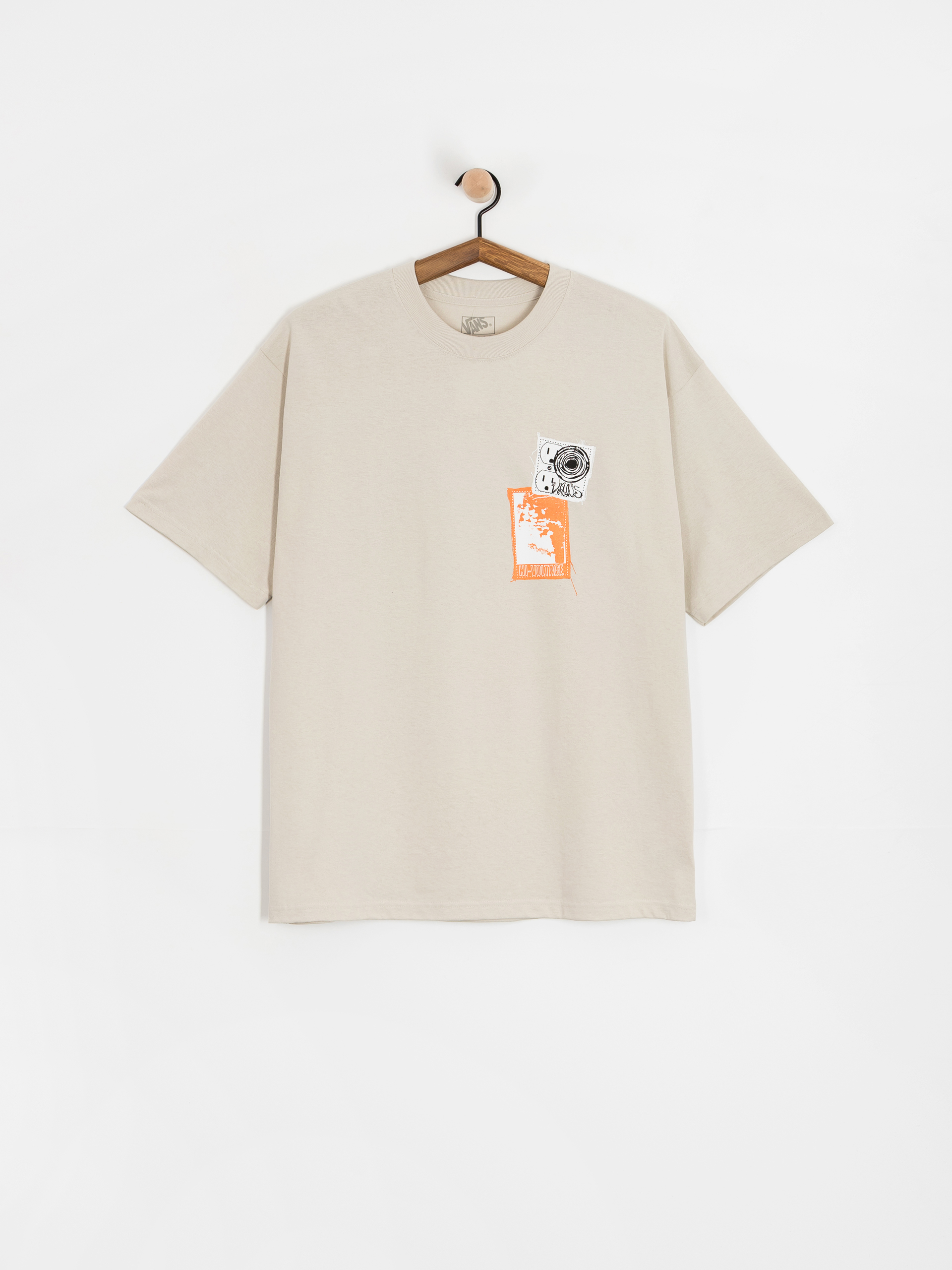 T-shirt Vans Punk Patch (taupe mist)