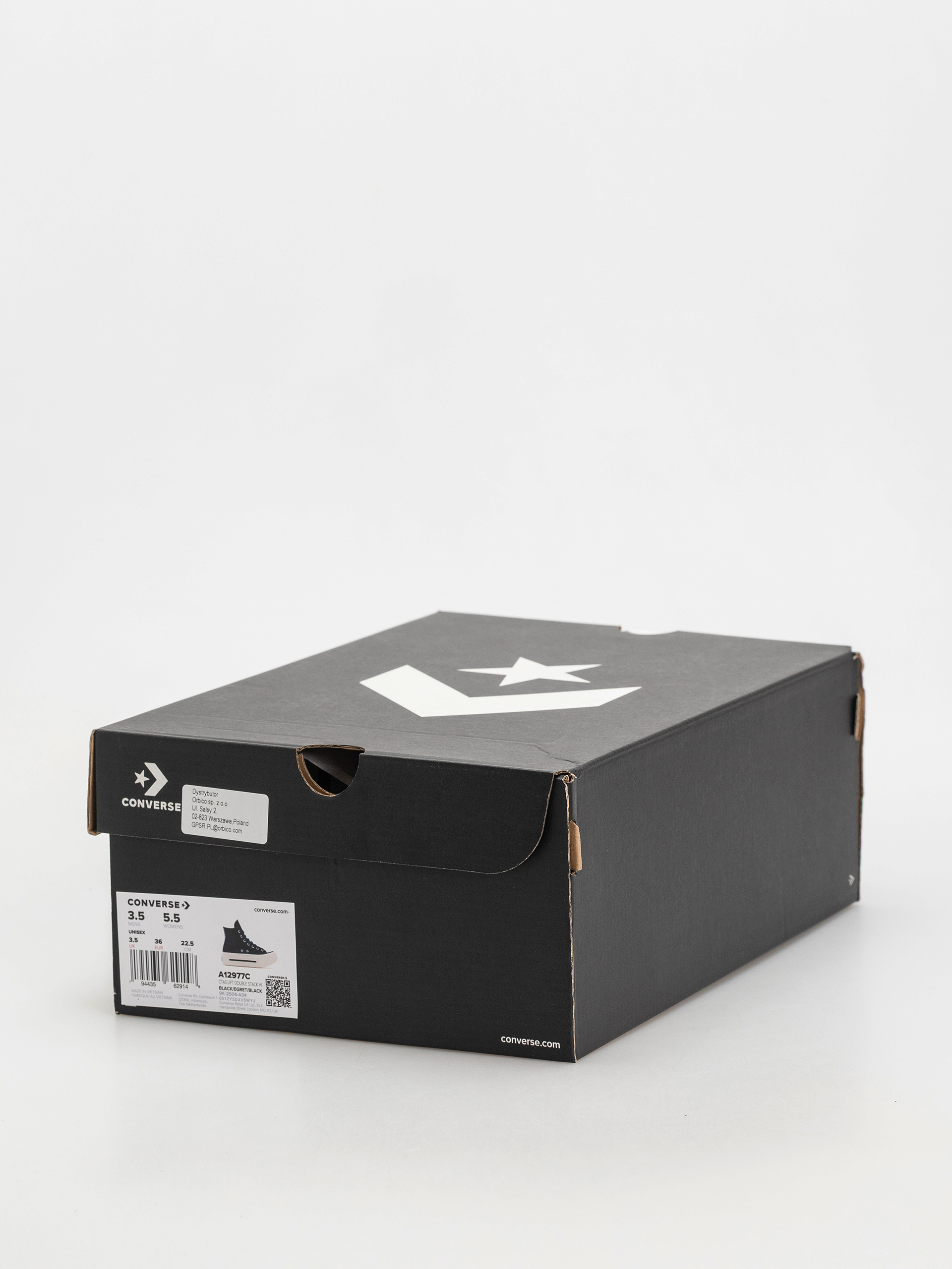 Trampki Converse Chuck Taylor All Star Lift Double Stack (black)