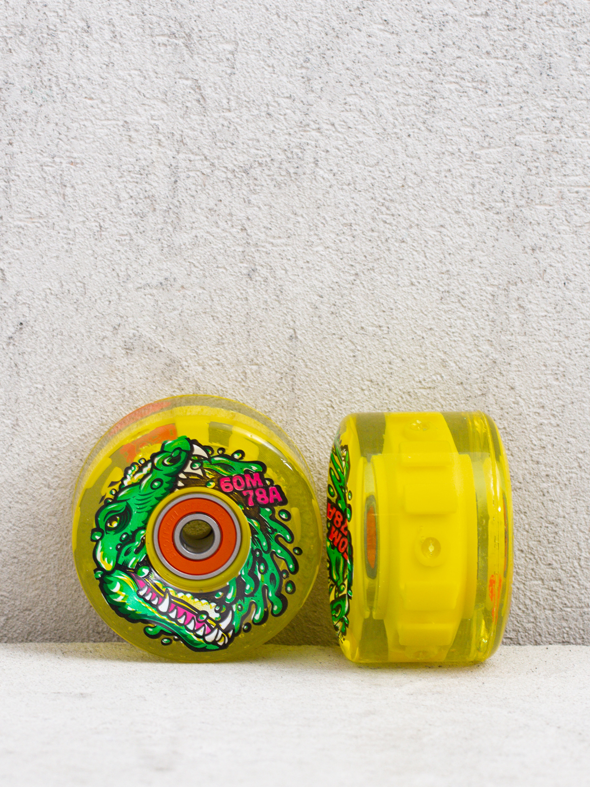 Kółka Slime Balls Gator Swamp Spew Light Ups 78A (slime yellow)