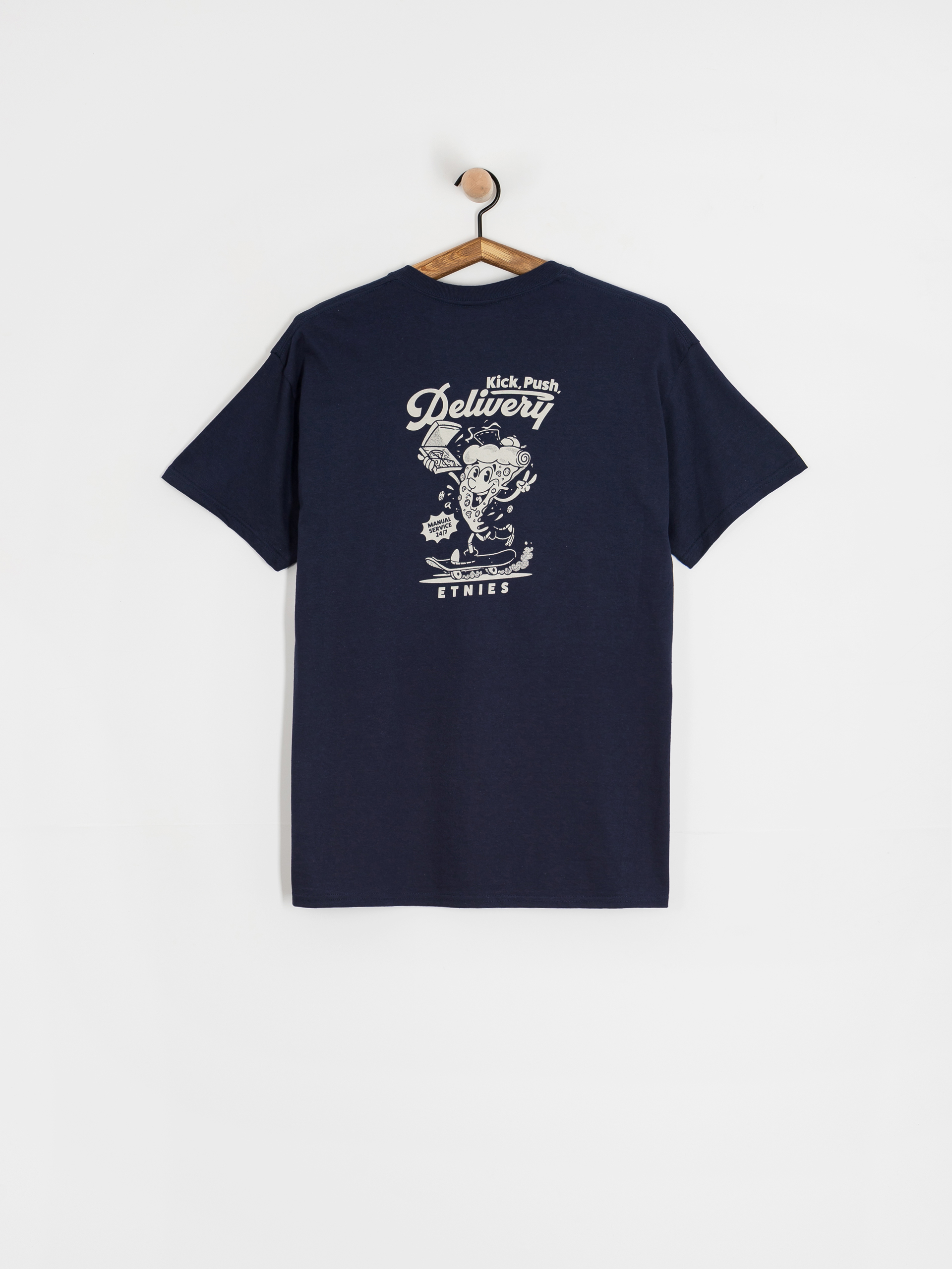 T-shirt Etnies Kick Push (navy/tan)