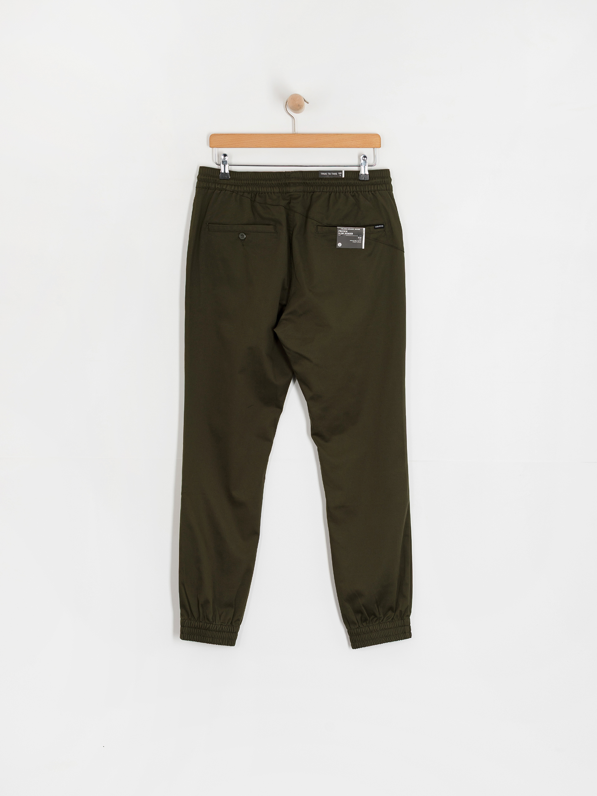 Spodnie Volcom Frickin Slim Jogger (dark green)