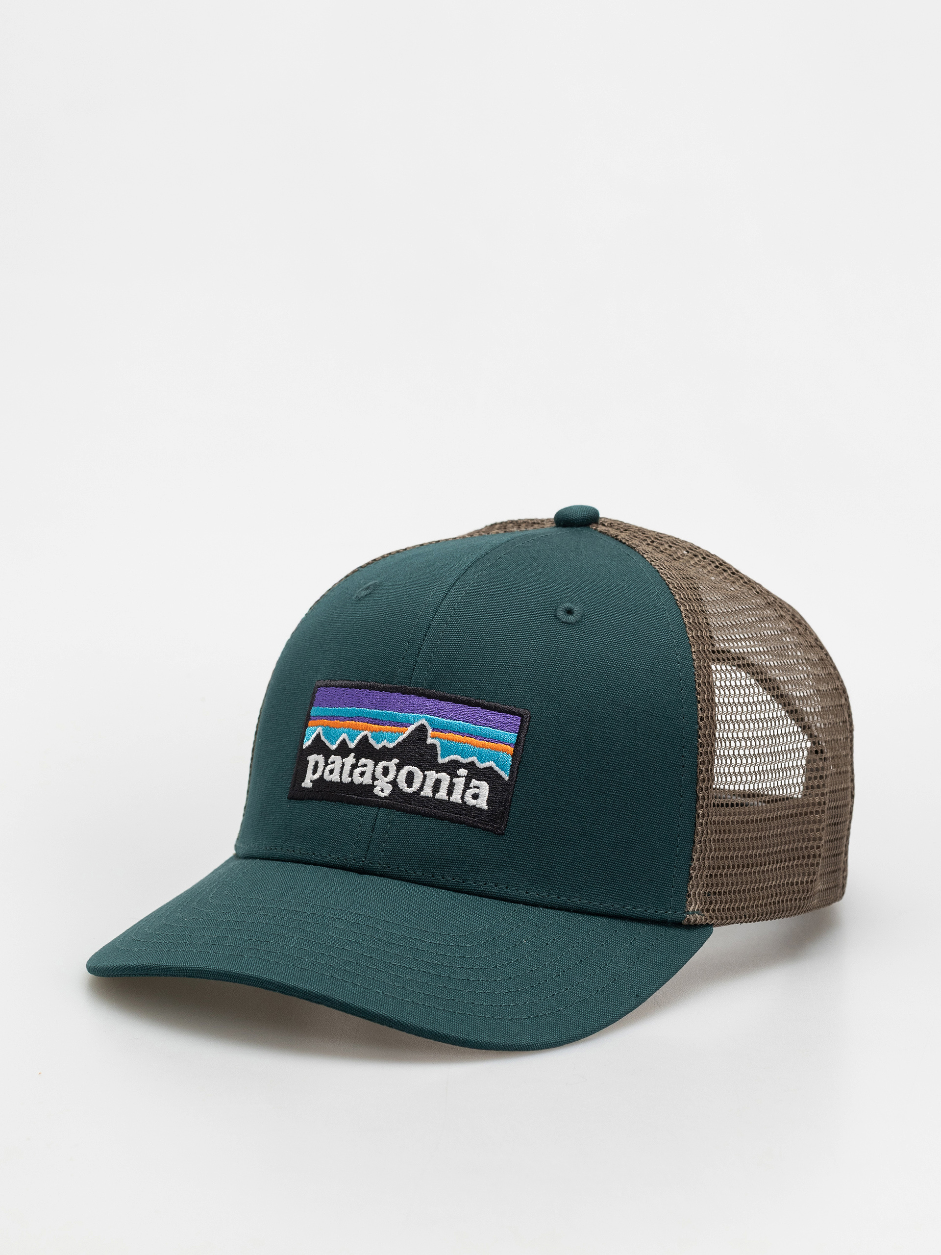 Czapka z daszkiem Patagonia P 6 Logo Trucker (cascade green)