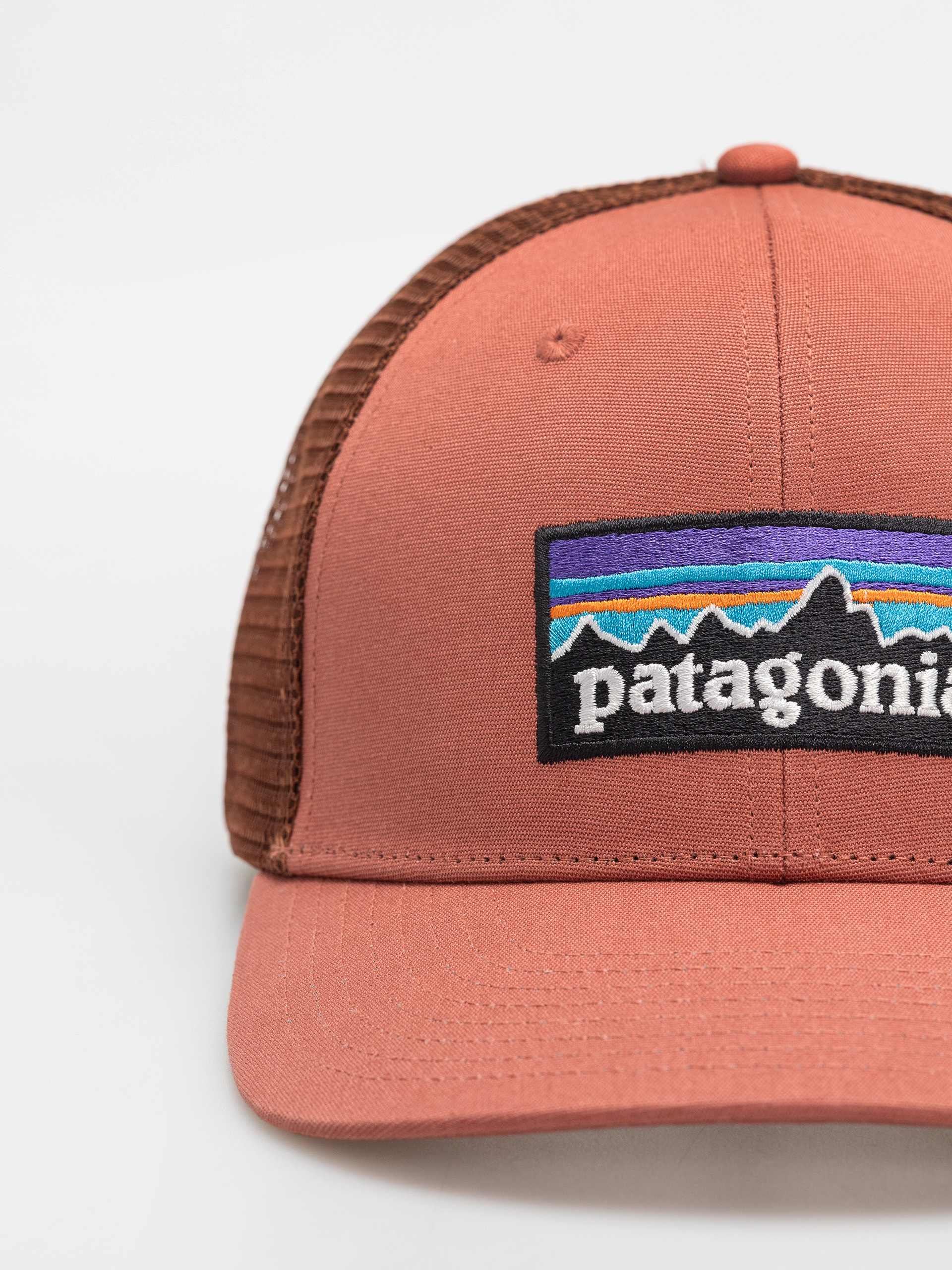 Czapka z daszkiem Patagonia P 6 Logo Trucker (potters red)