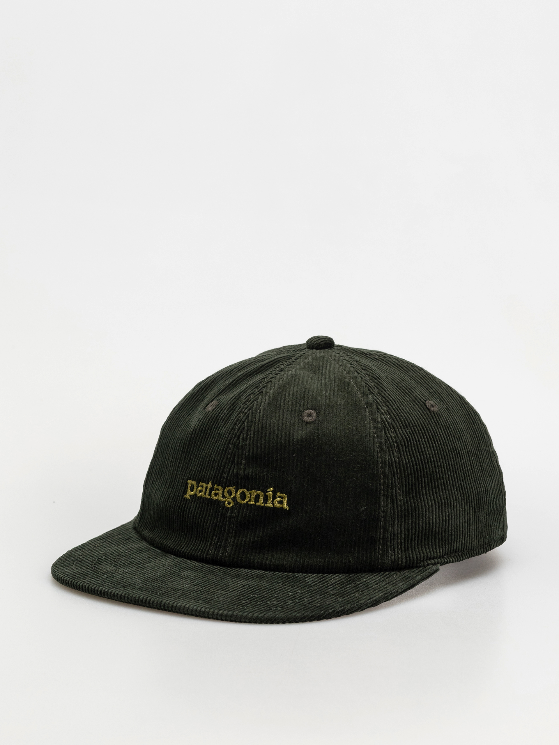 Czapka z daszkiem Patagonia Corduroy (text logo old growth green)