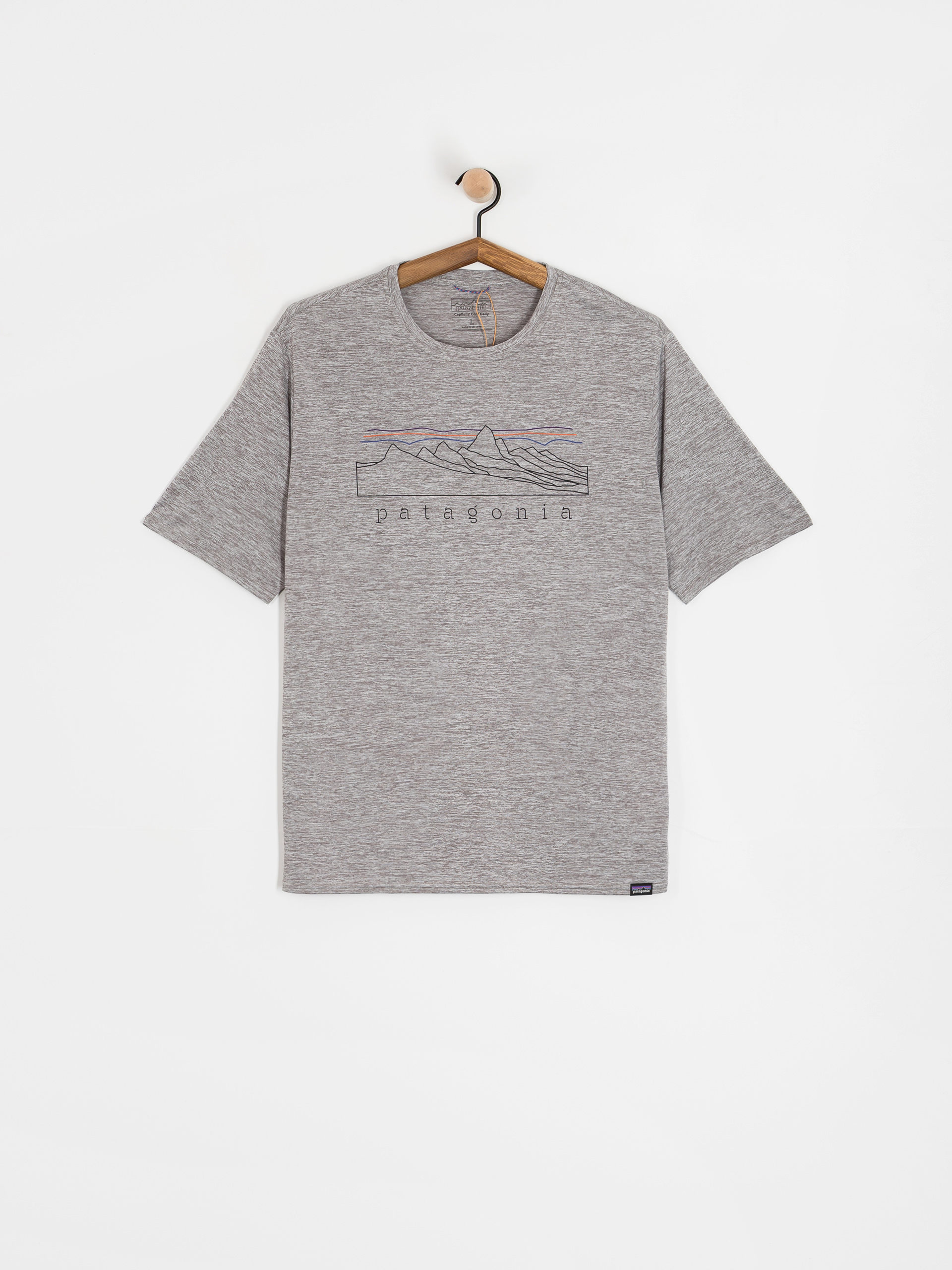 T-shirt Patagonia Cap Cool Daily Graphic (stratapeaks feather grey)