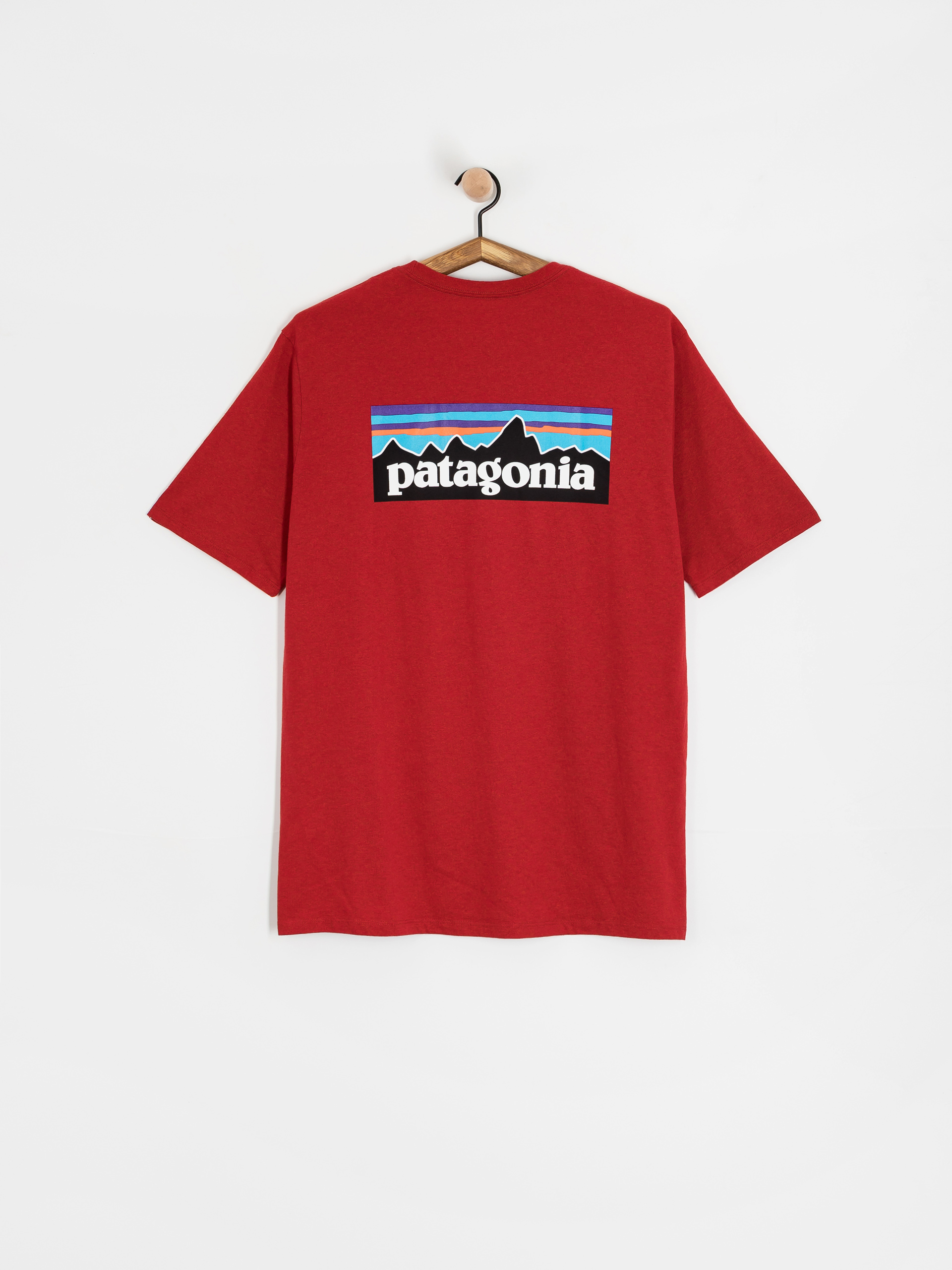 T-shirt Patagonia P 6 Logo Responsibili (amanita red)