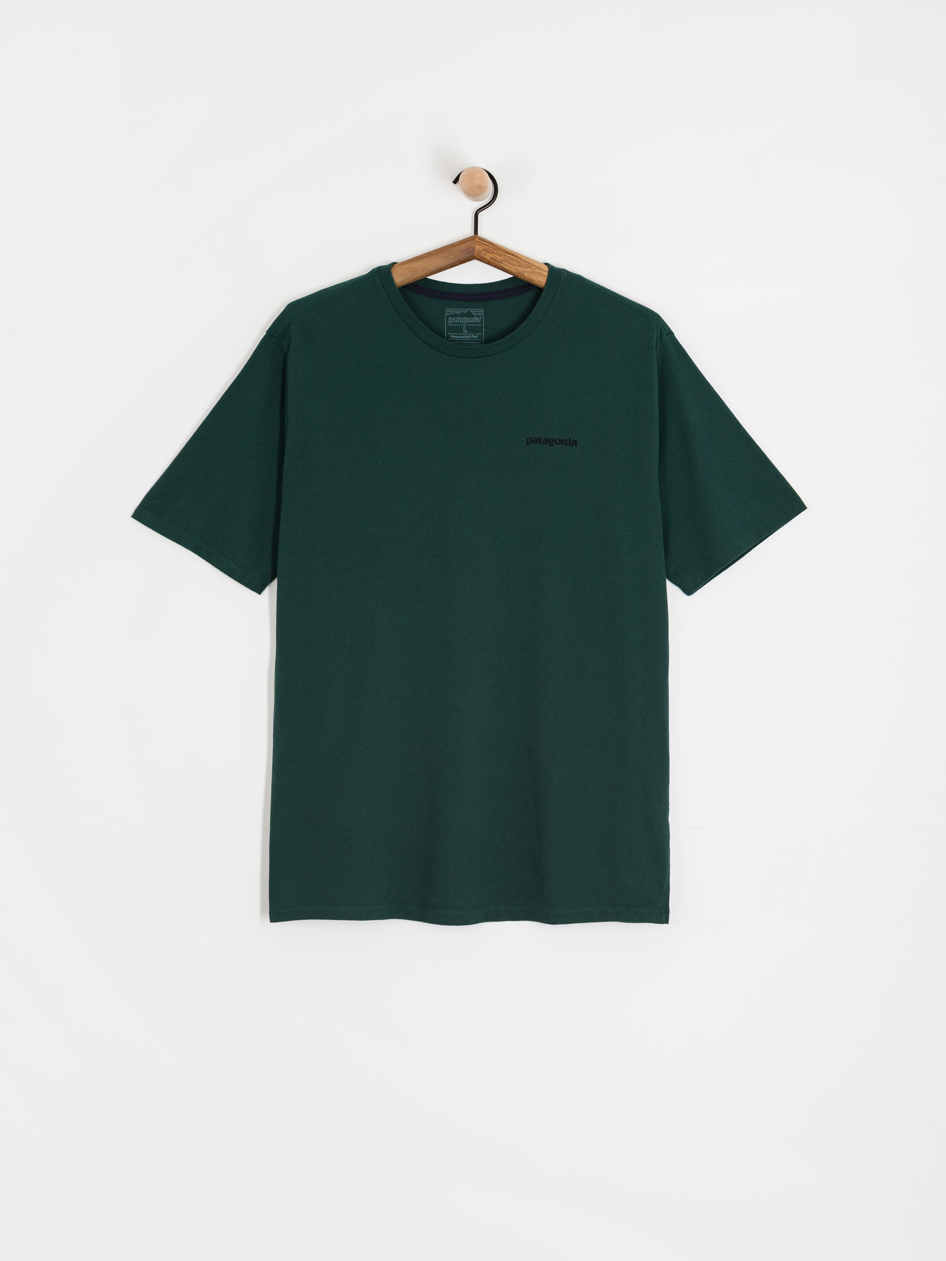 T-shirt Patagonia P 6 Logo Responsibili (cascade green)