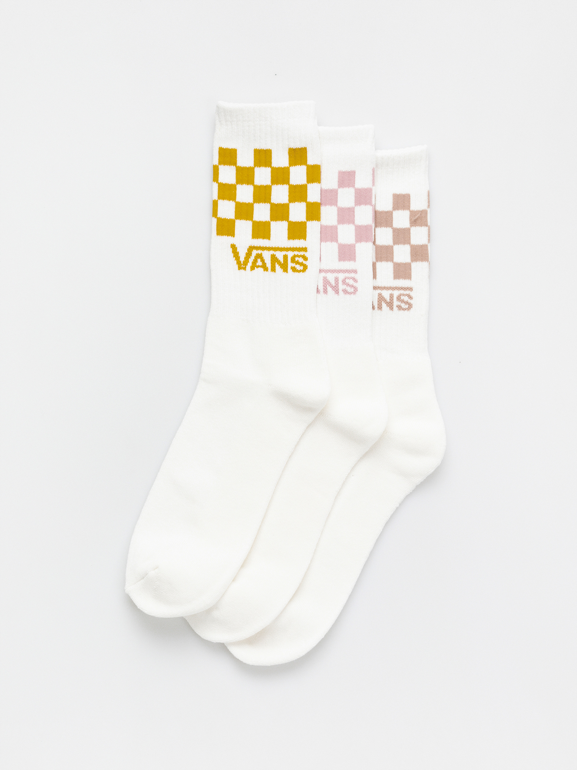 Skarpetki Vans Classic Check Crew (pink dawn)