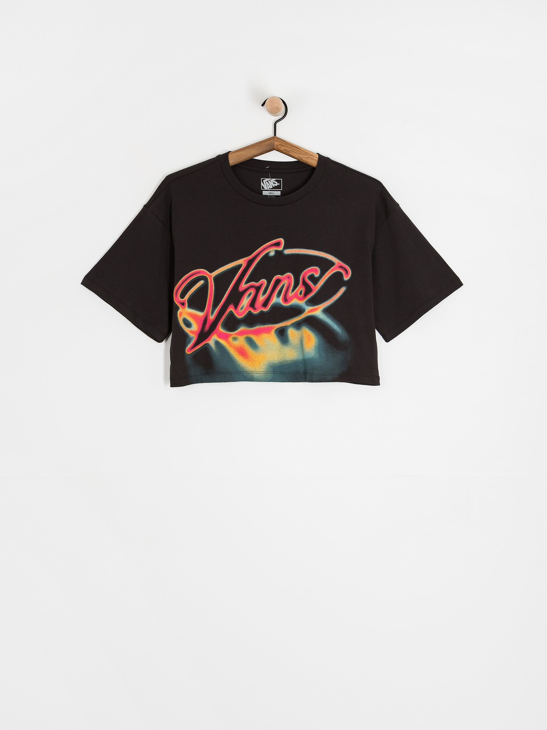 T-shirt Vans Afterburn Relaxed Crop Wmn (black)